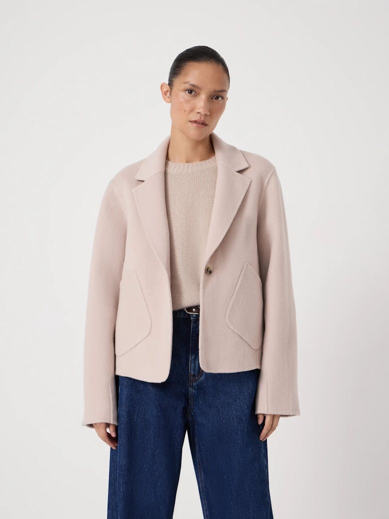 Mina Pure Wool Double Faced Blazer