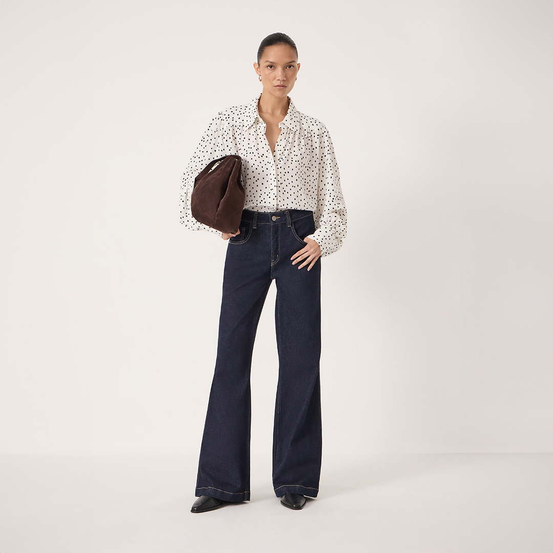 Sigrid Polka Dot Long Sleeve Shirt