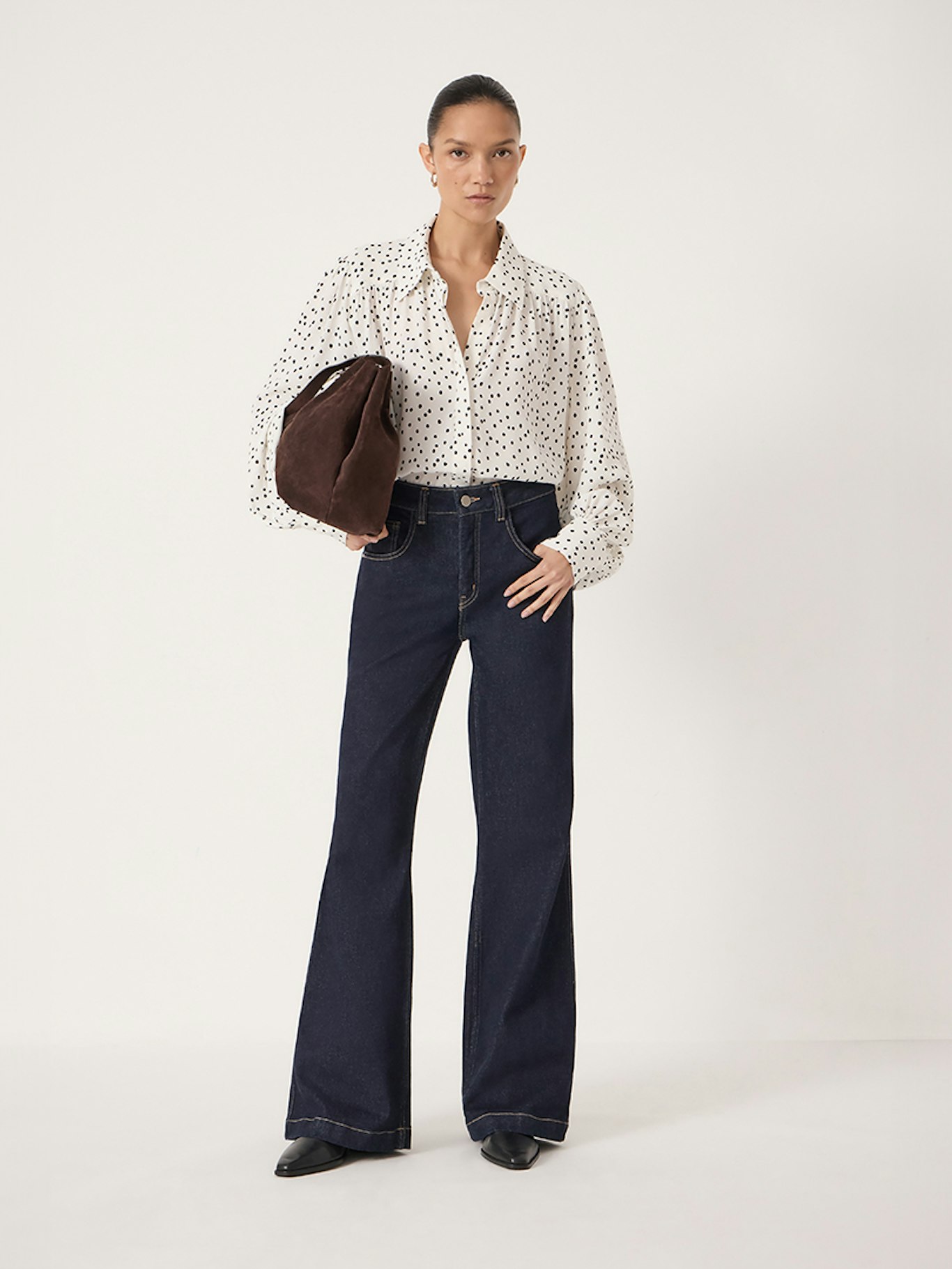 014134-4899-02 Sigrid Polka Dot Long Sleeve Shirt