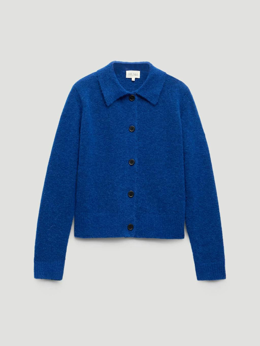 014354-1581-07 Cedar Wool Blend Collar Detail Cardigan