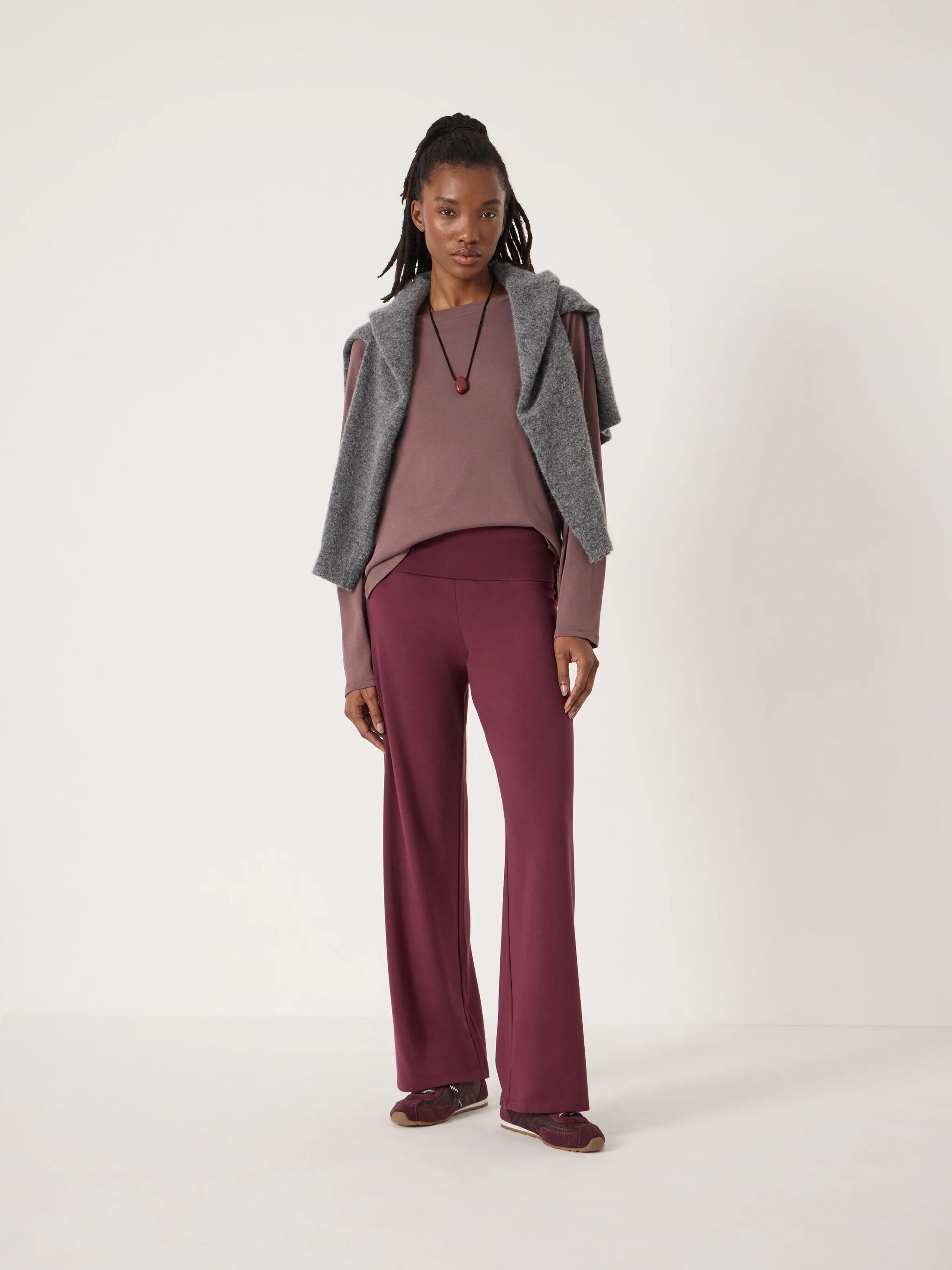 Amie Fold Over Waist Joggers