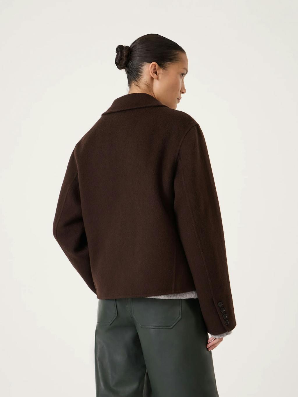 014229-0676-03 Mina Pure Wool Double Faced Blazer