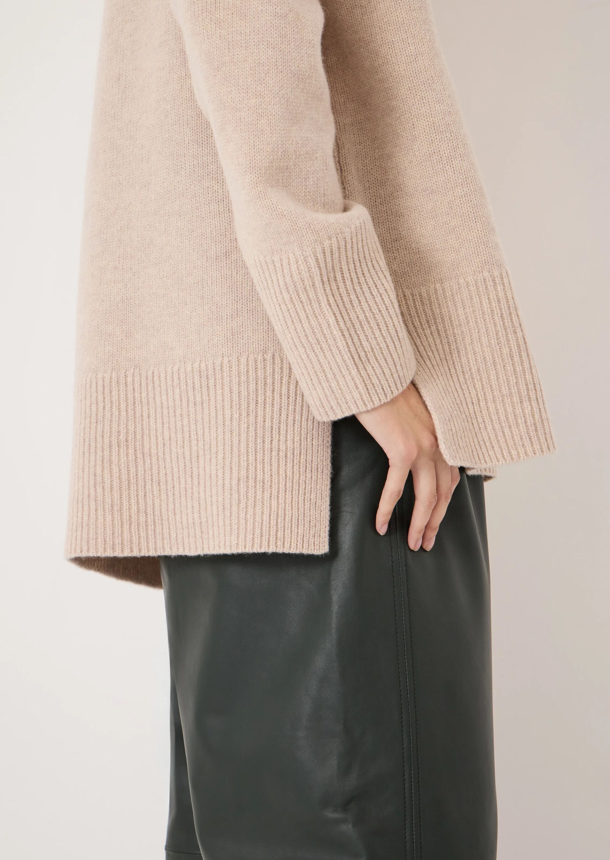 Carys Merino Collared Relaxed Jumper