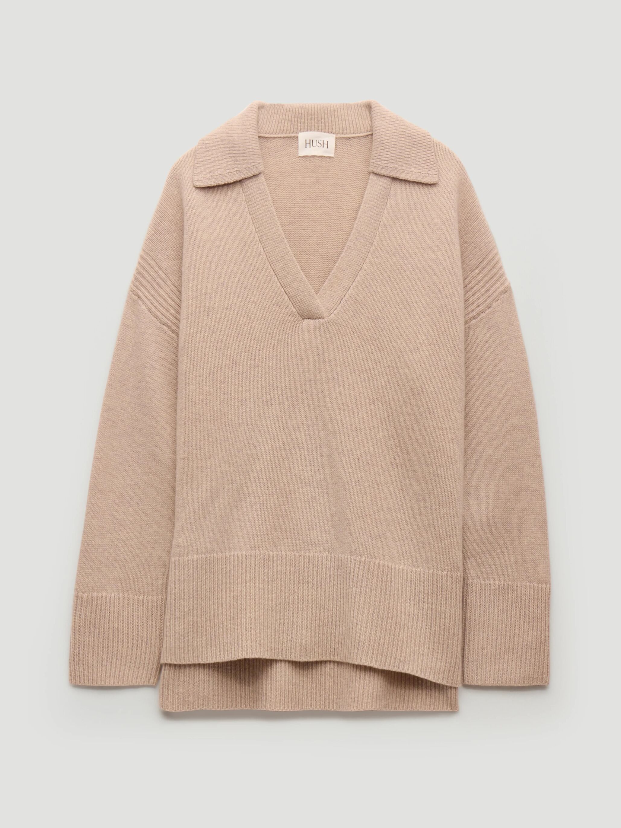 Carys Merino Collared Relaxed Jumper