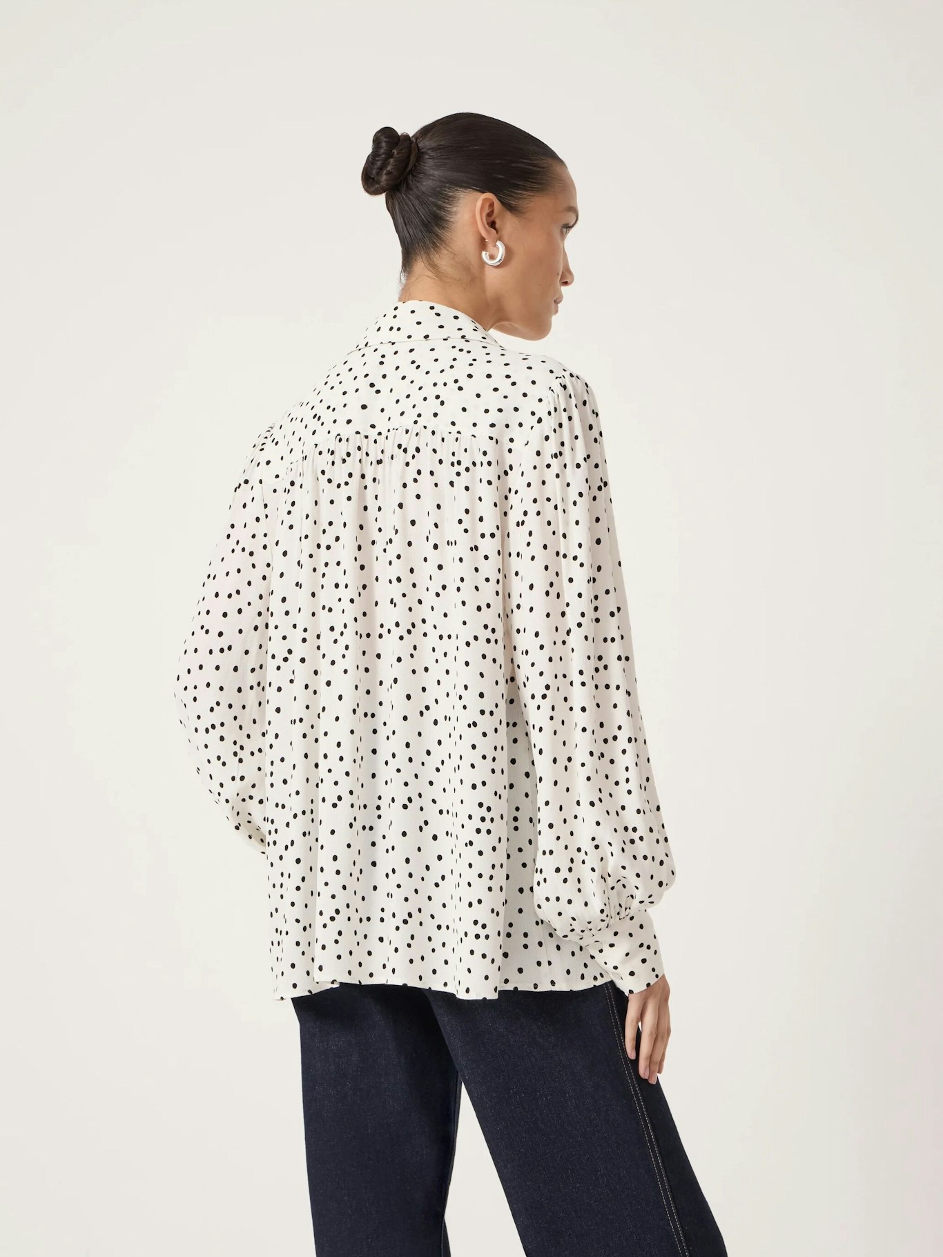 014134-4899-03 Sigrid Polka Dot Long Sleeve Shirt