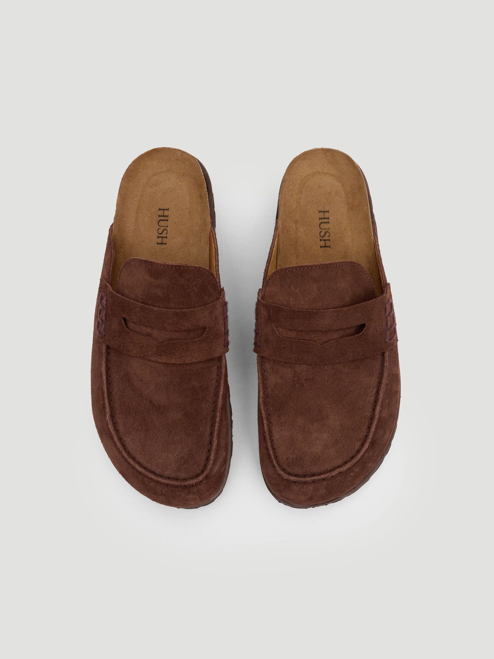 Rune Suede Padded Mules