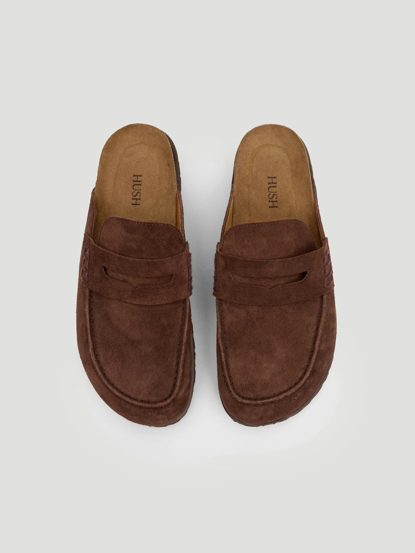 015007-0450-04 Rune Suede Padded Mules