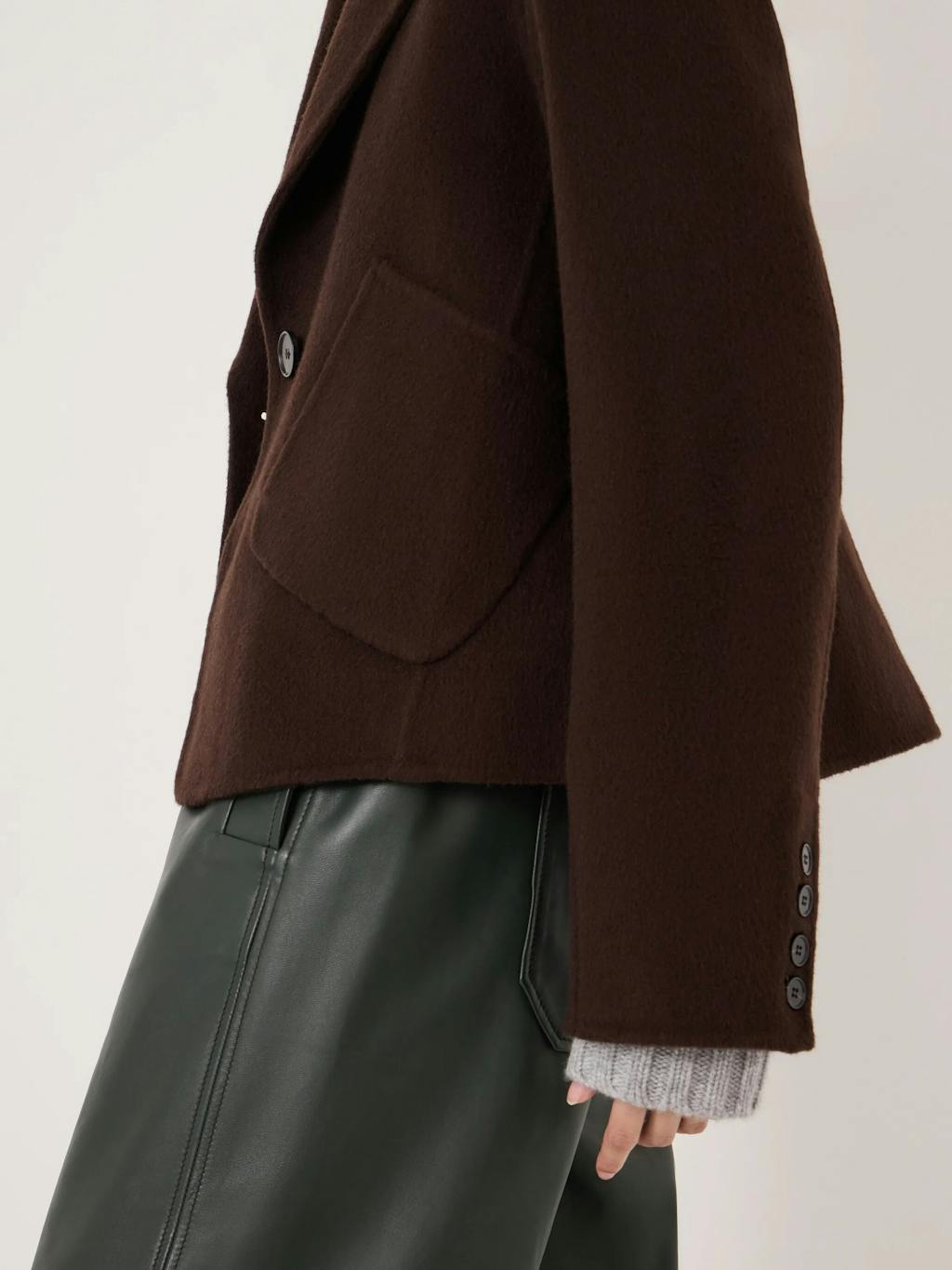 014229-0676-04 Mina Pure Wool Double Faced Blazer