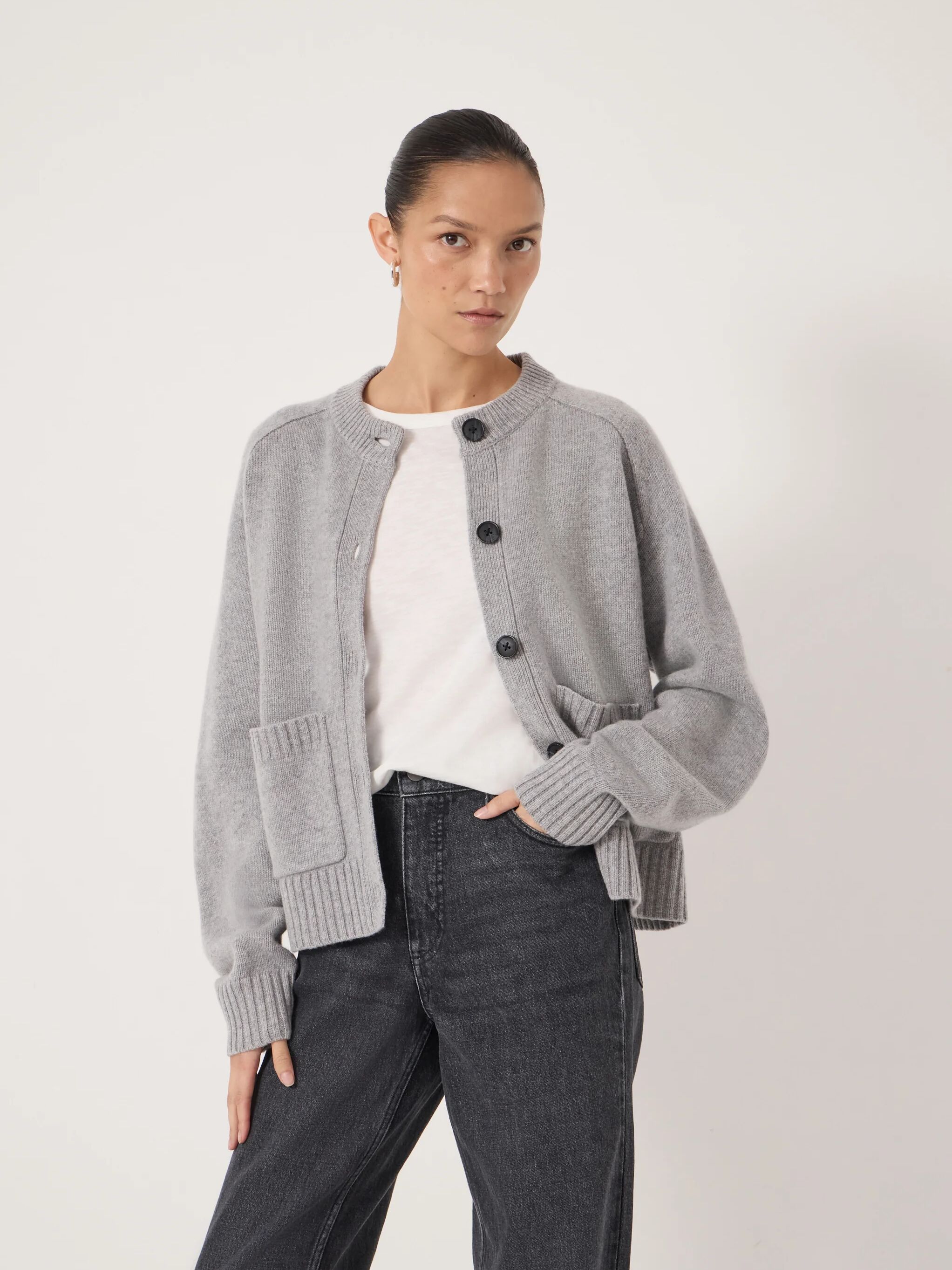 Soph Crew Neck Merino Cardigan