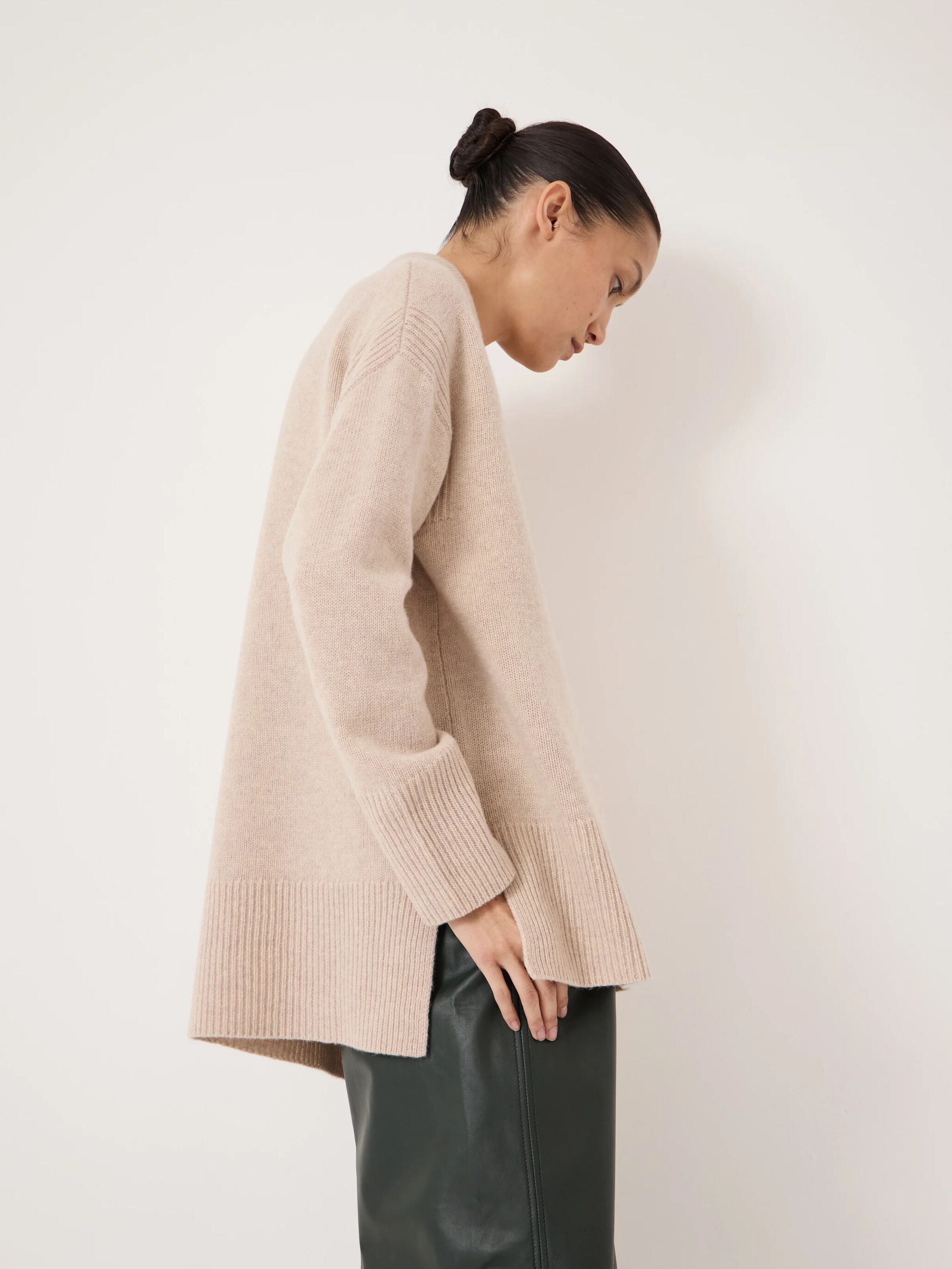 Carys Merino Collared Relaxed Jumper