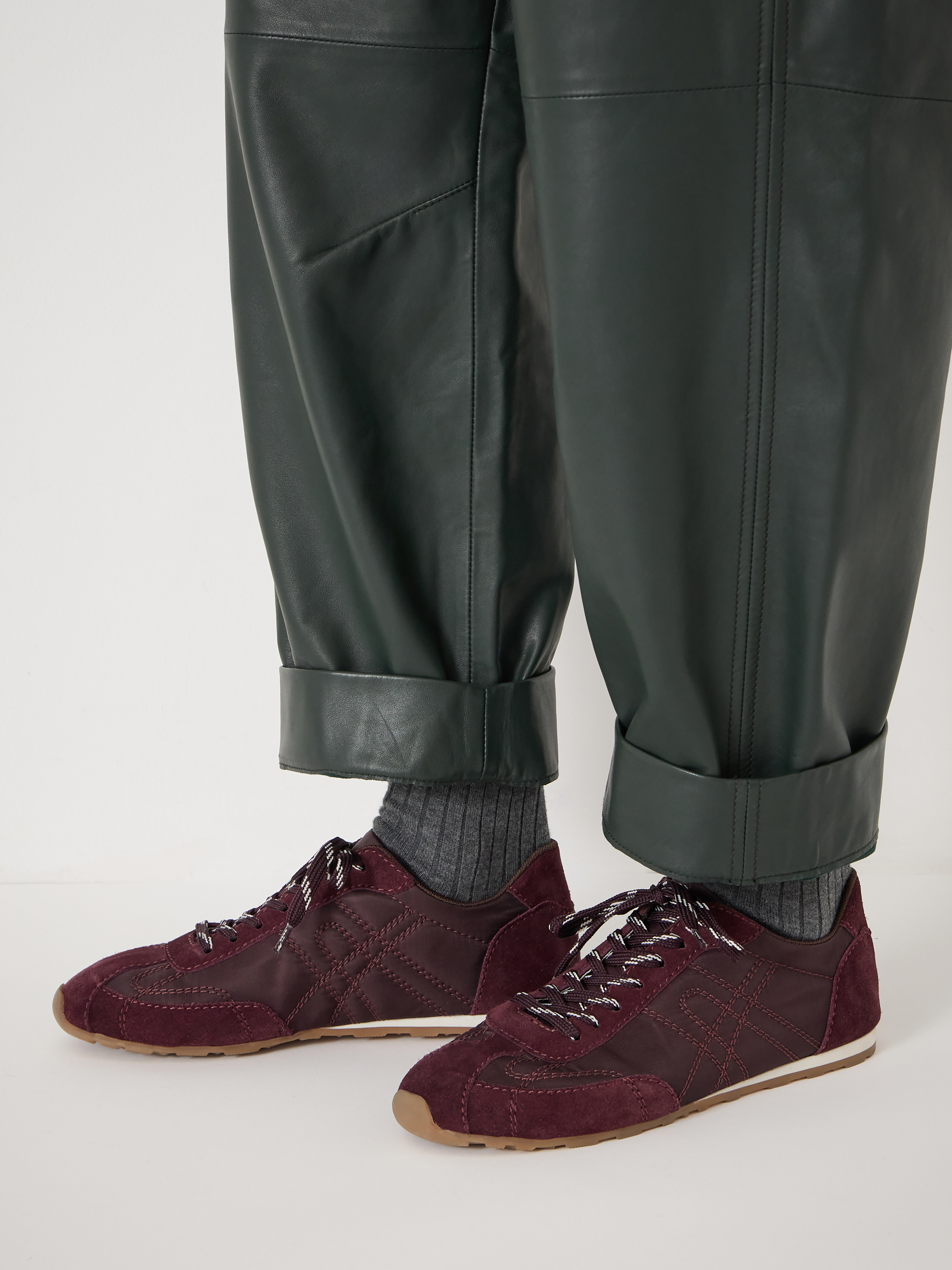 Sadie Stitch Detail Slimline Trainers