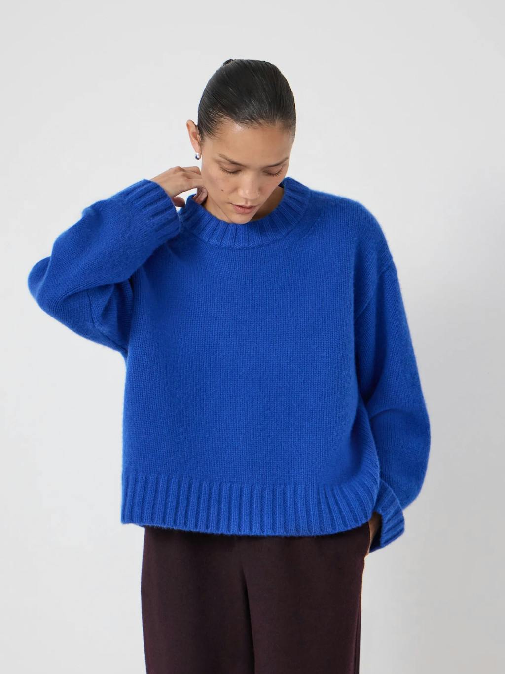 014260-2802-01 Cora Relaxed Chunky Cashmere Crew Jumper