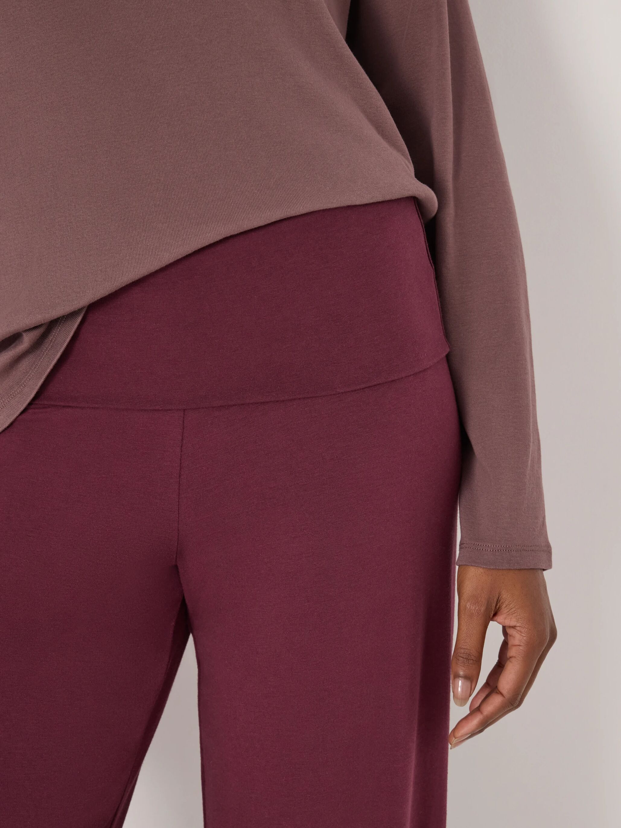 Amie Fold Over Waist Joggers