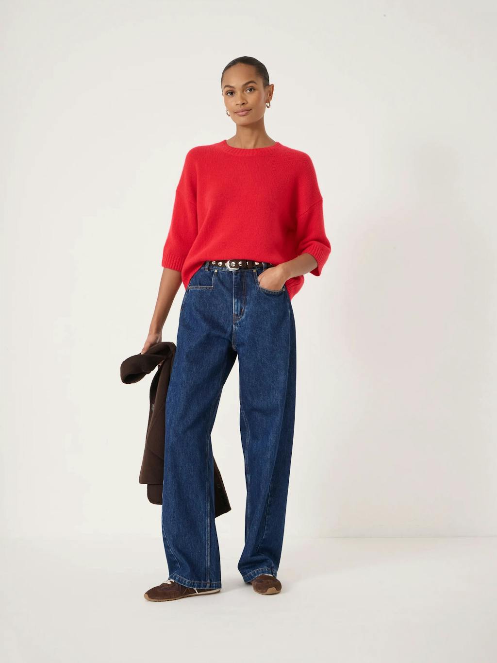 013449-1043-02 Cherrie Chunky Cashmere Tee