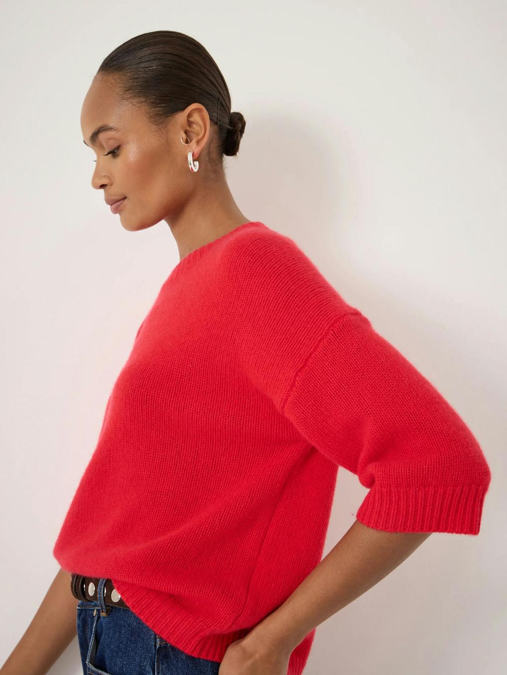 013449-1043-04 Cherrie Chunky Cashmere Tee