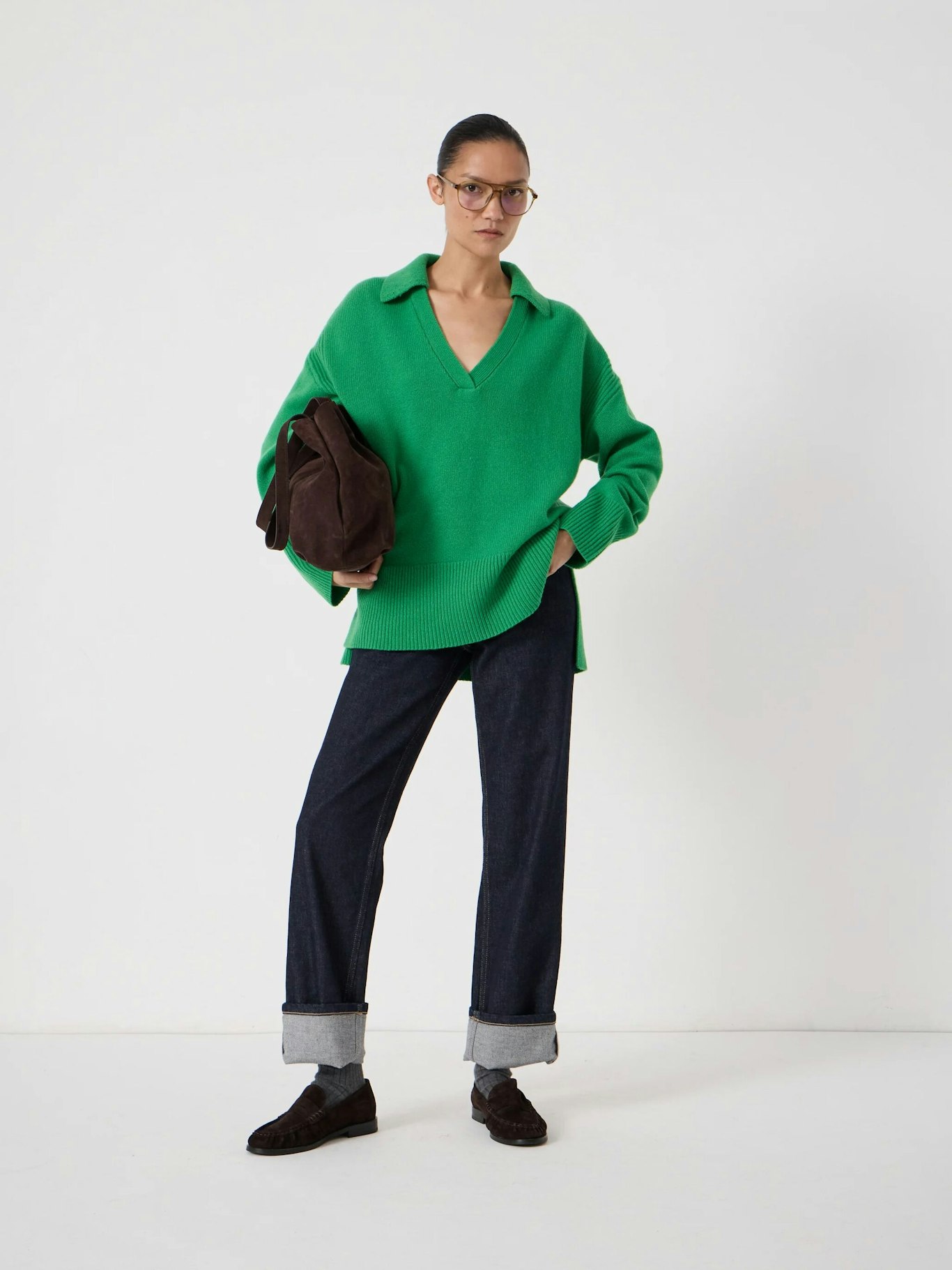014132-2159-02 Carys Merino Collared Relaxed Jumper