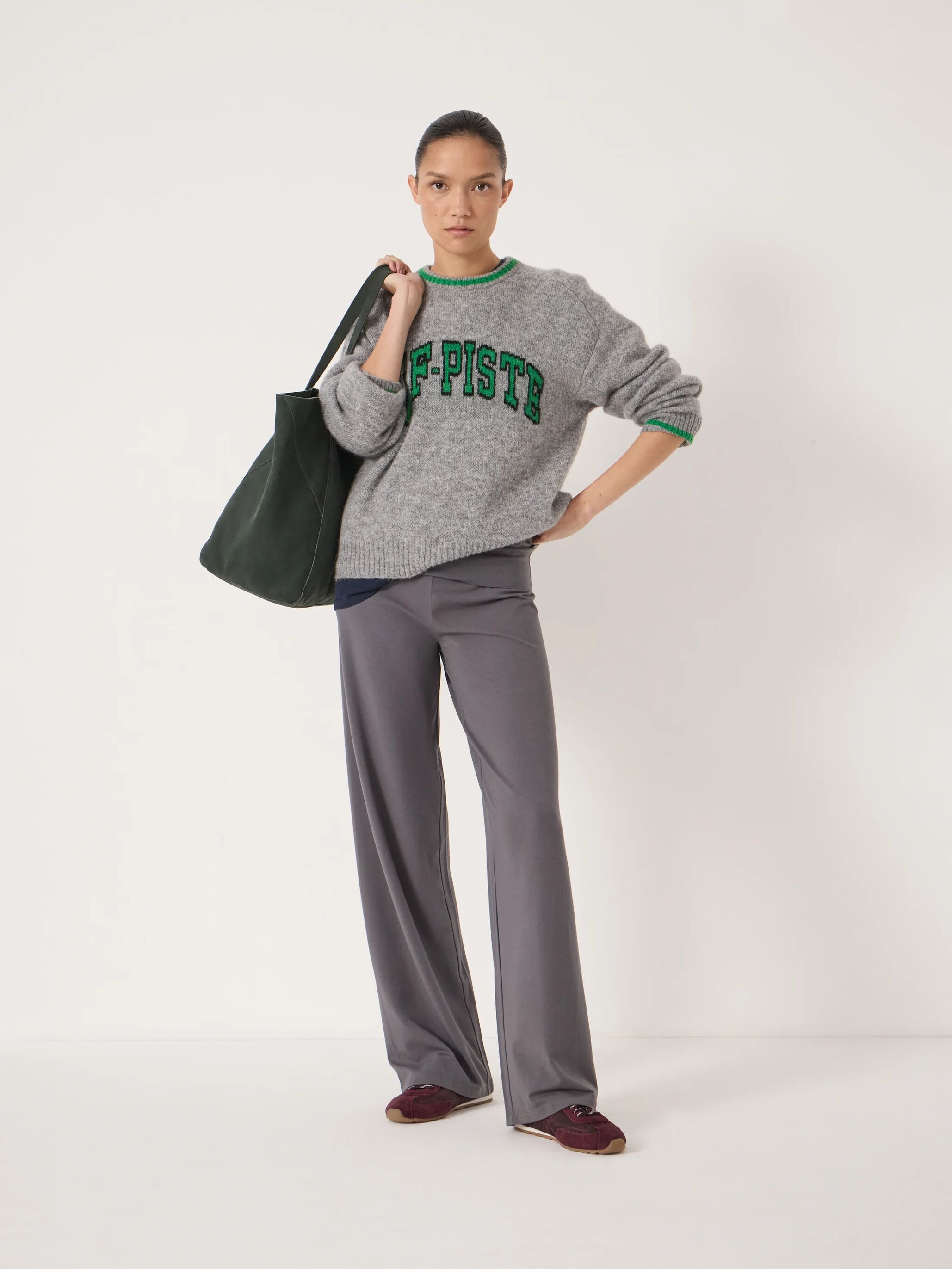 Amie Fold Over Waist Joggers