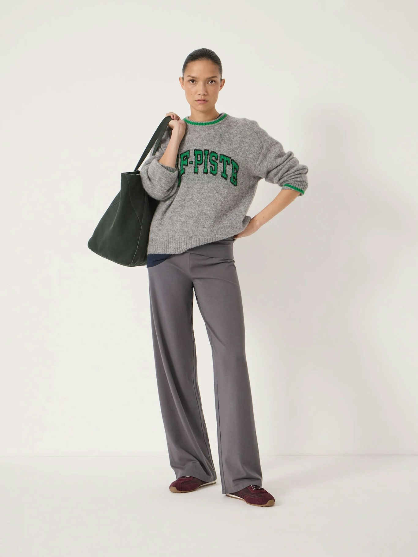 014246-3334-01 Amie Fold Over Waist Joggers