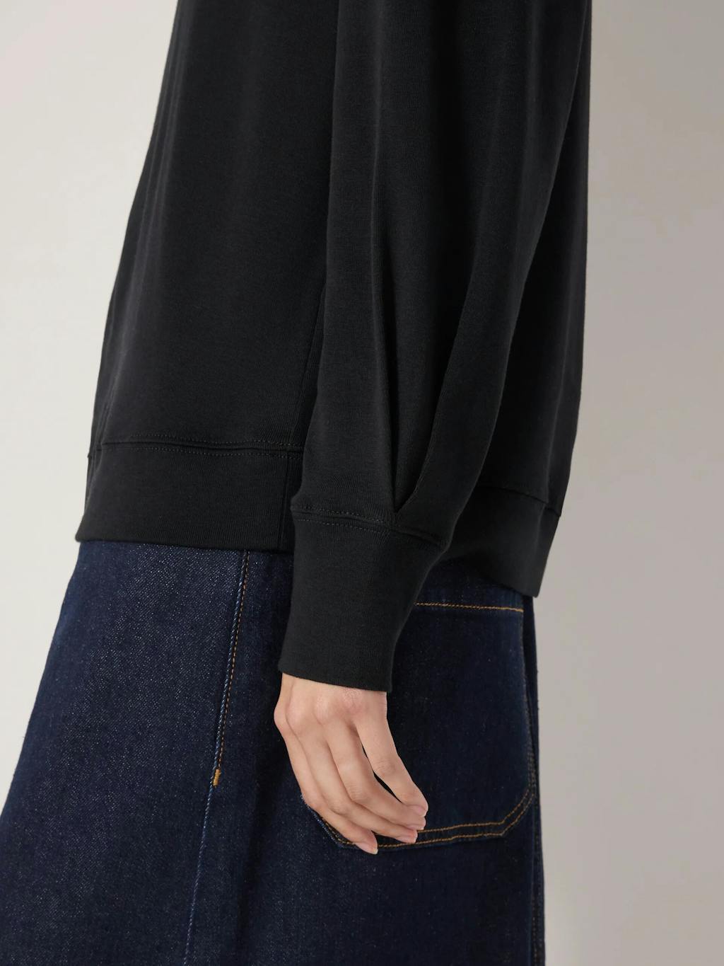 007404-2809-05 Emily Puff Sleeve Cotton Jersey Top