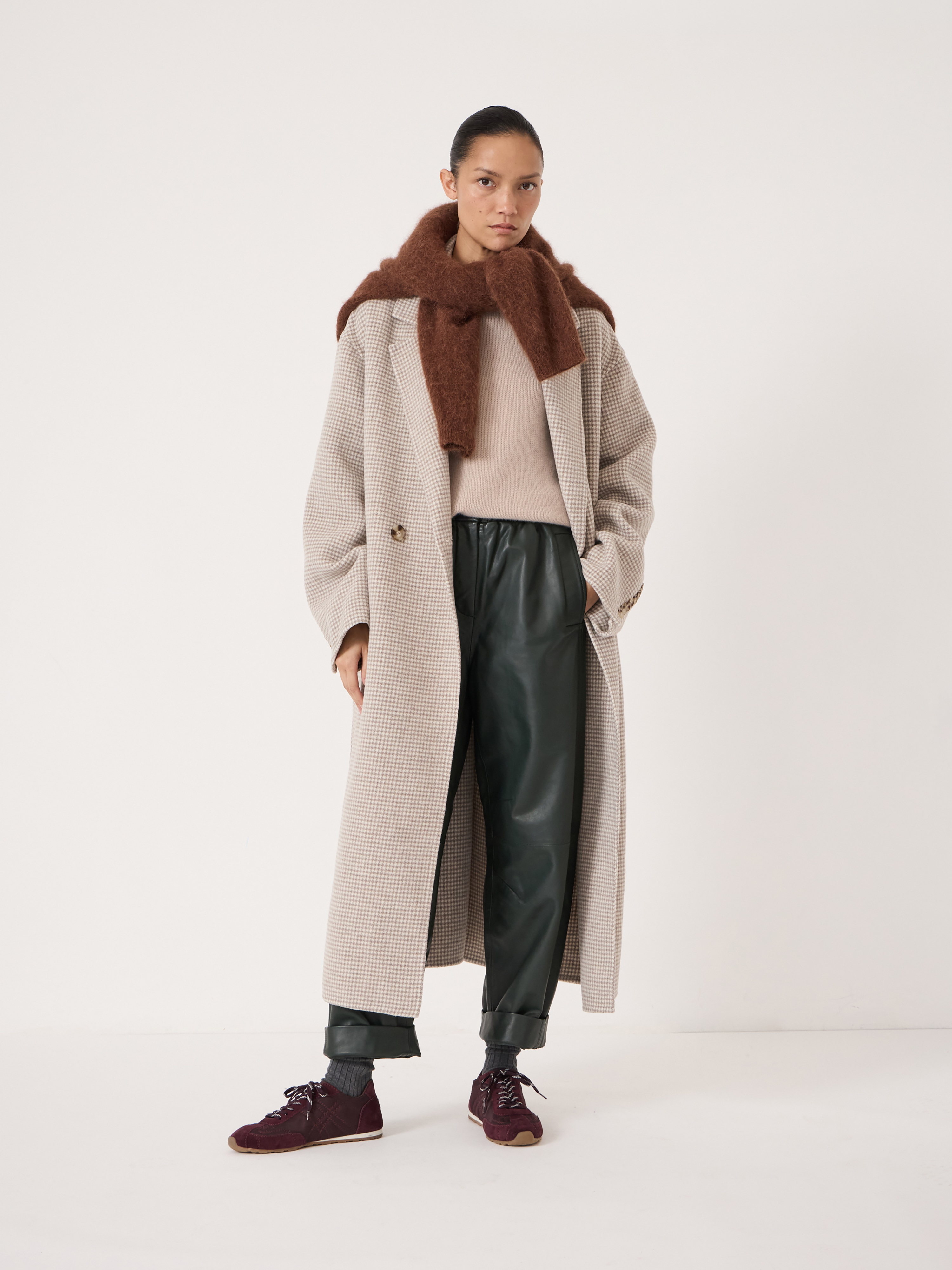 Leather Jack Barrel Trousers