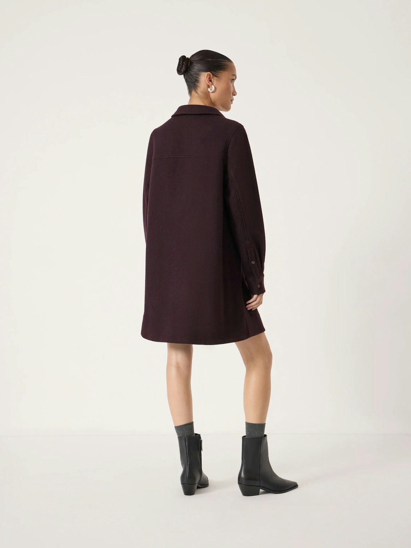 014133-4835-03 Maeve Polo Boiled Wool Dress