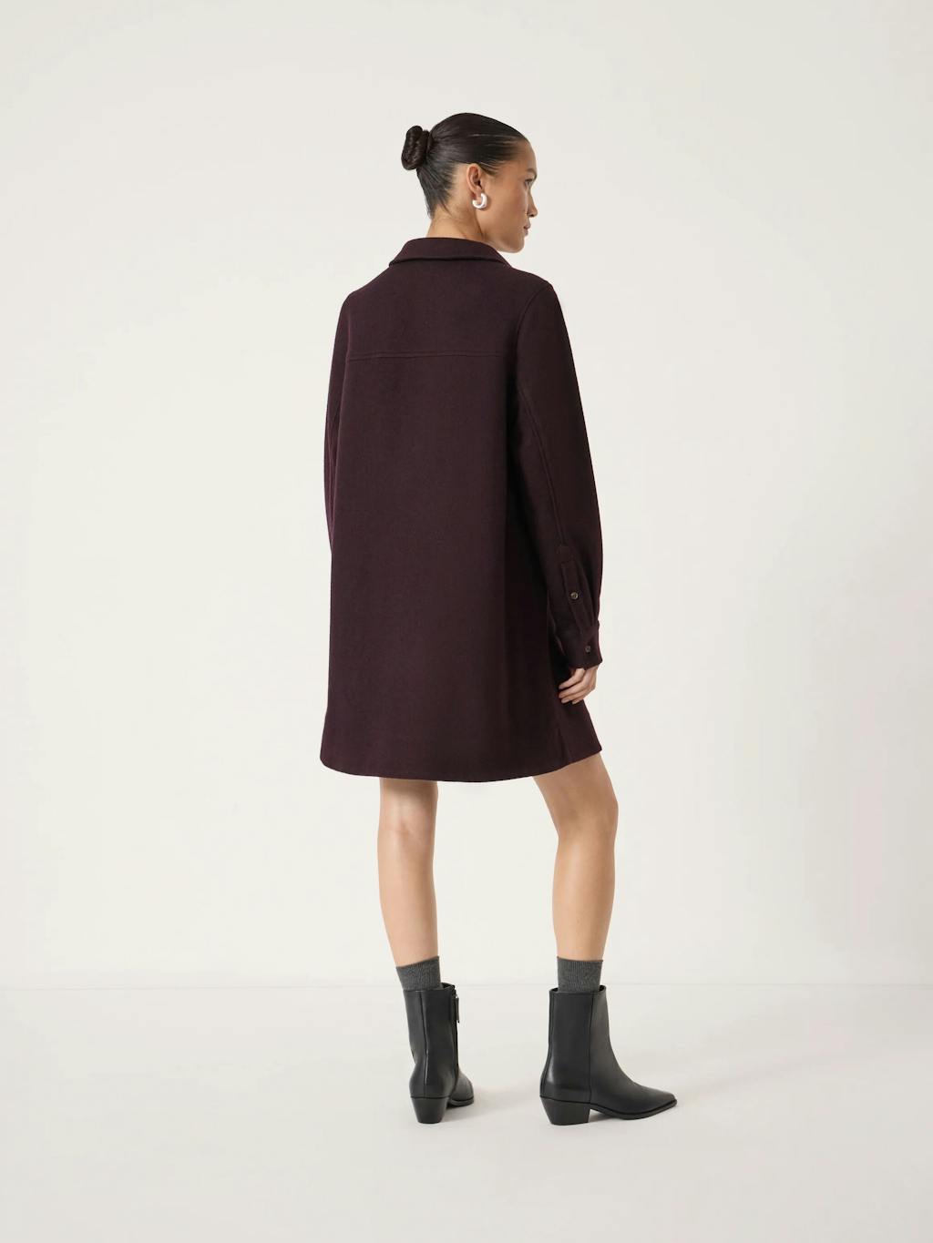 014133-4835-03 Maeve Polo Boiled Wool Dress