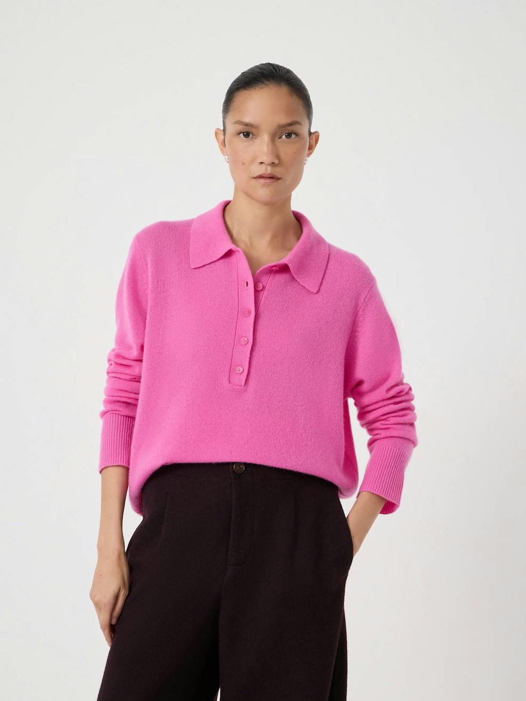 014344-1134-01 Clove Polo Cashmere Jumper