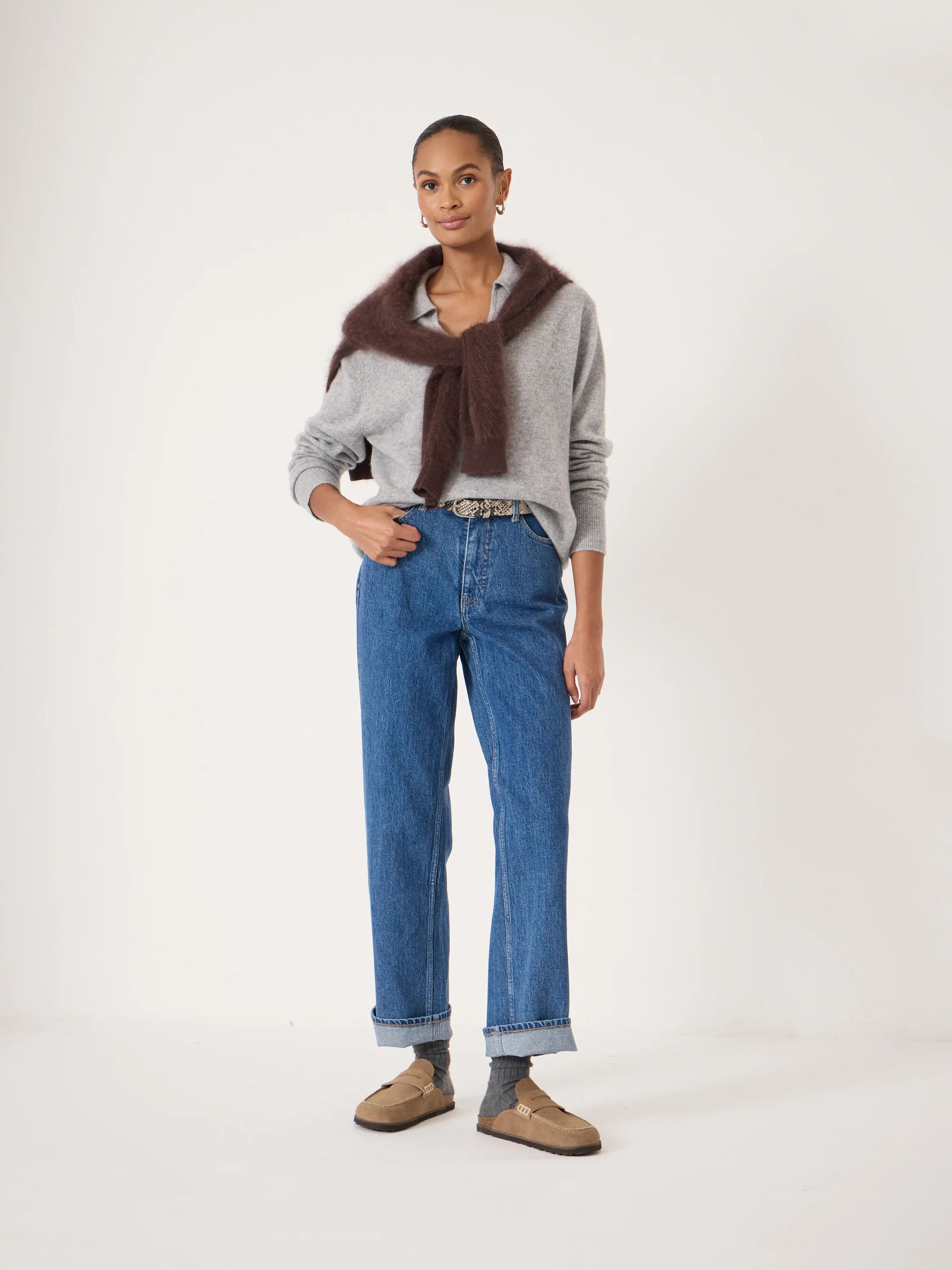 Cameron Cashmere Collared Jumper