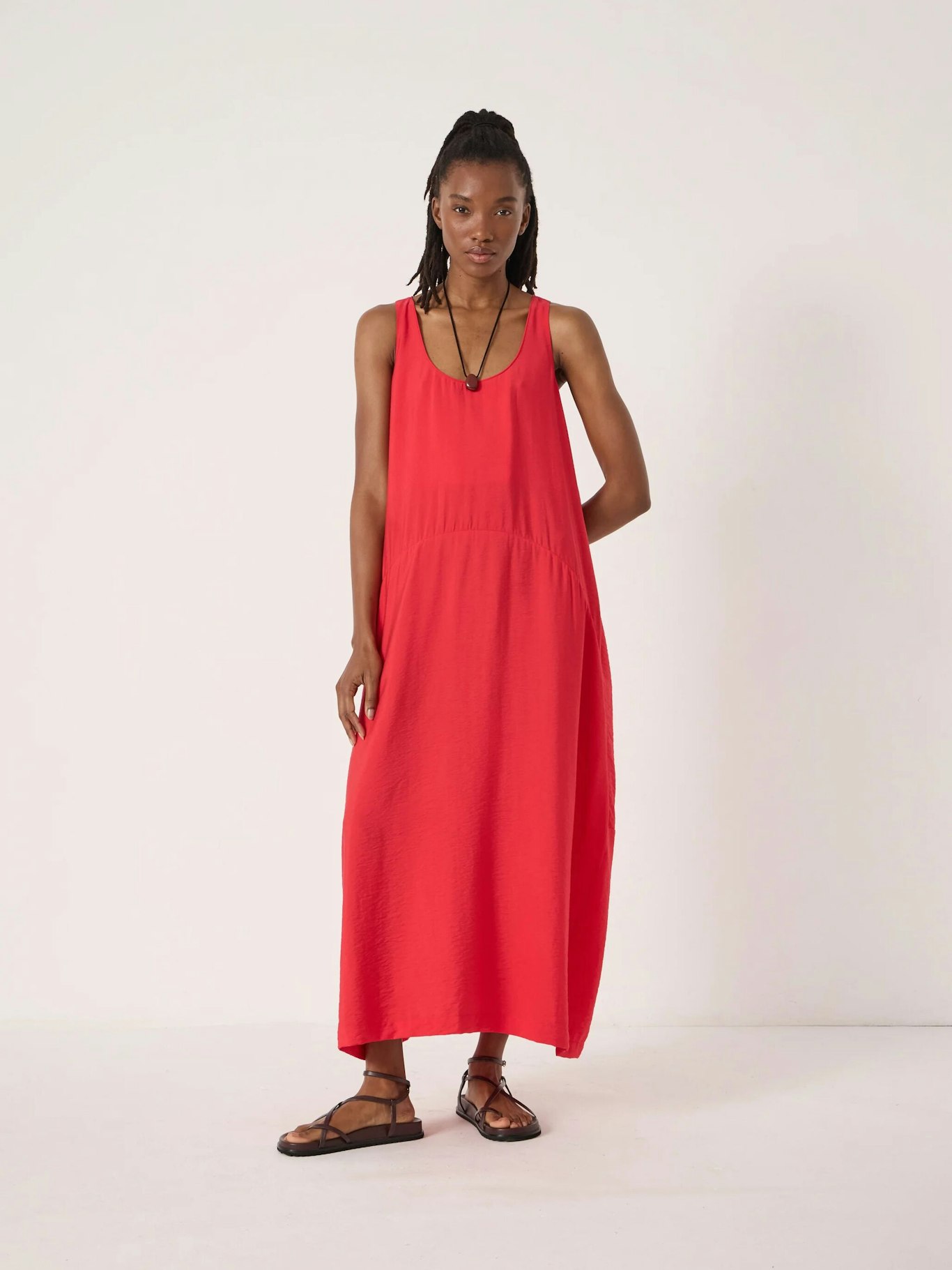 Liddie Air Flow Barrel Tank Dress - True Red, XS/S Liddie Air Flow Barrel Tank Dress - True Red, XS/S