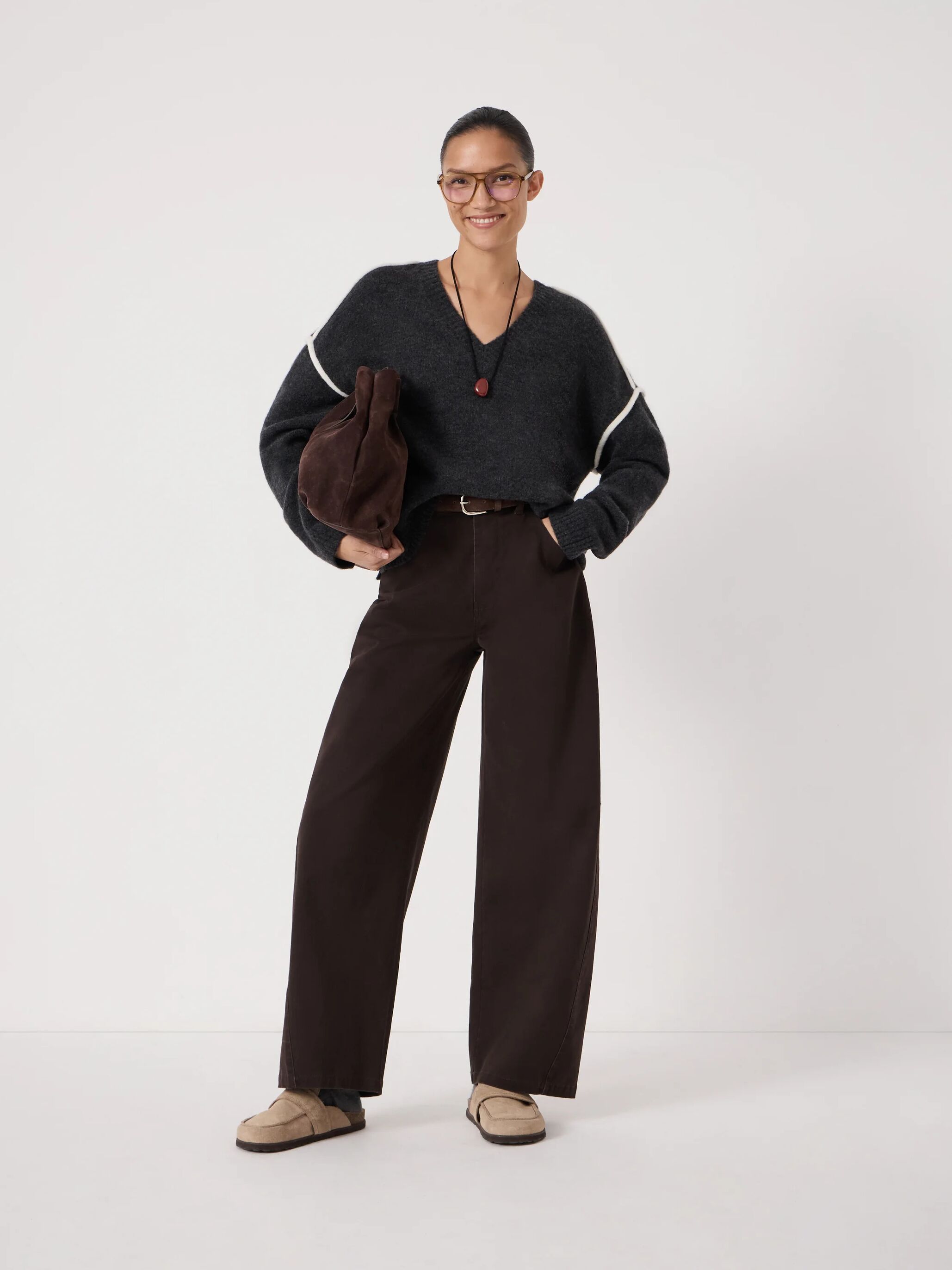 Billie Wool Blend V-Neck Jumper