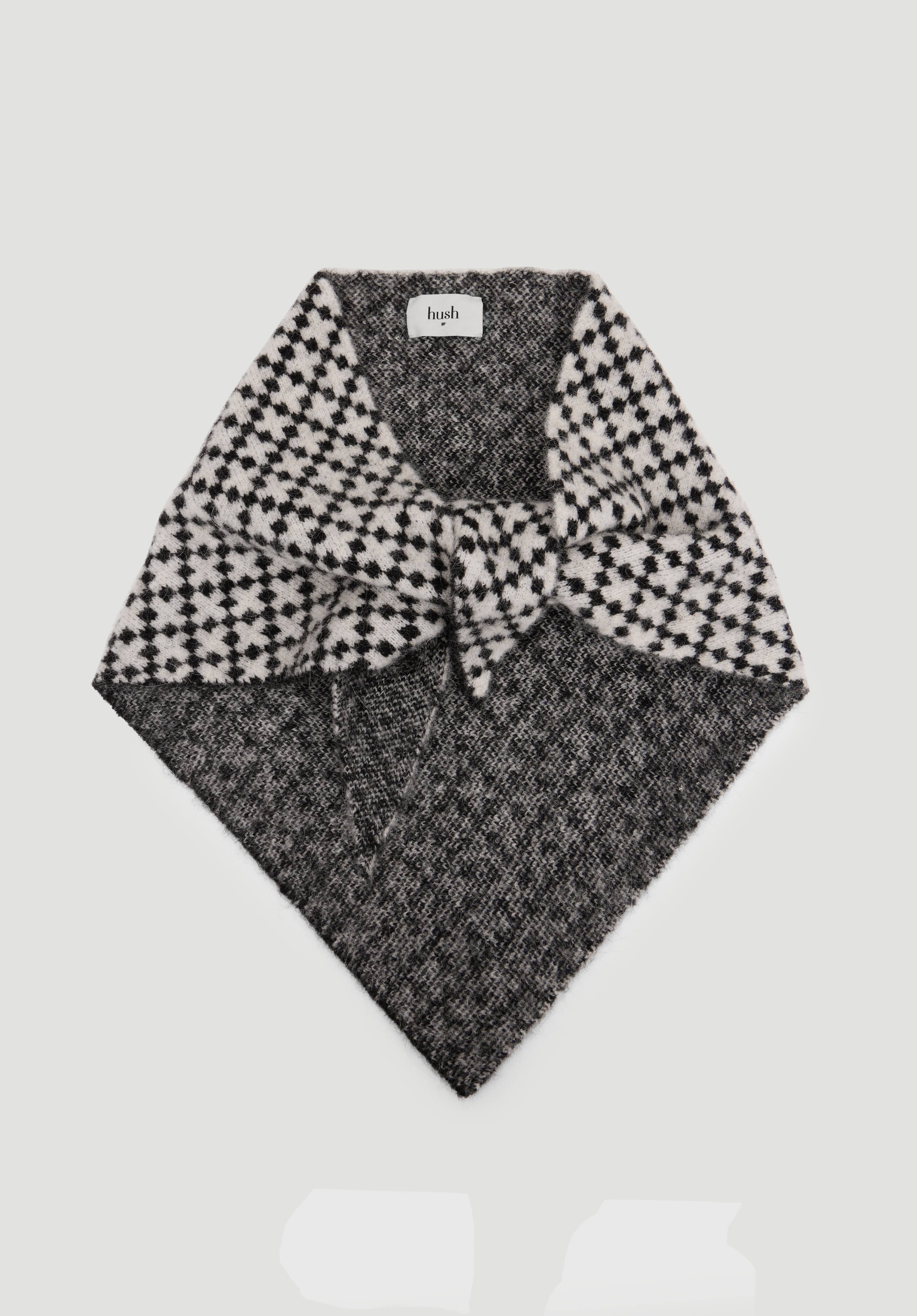 Jacquard Triangle Scarf