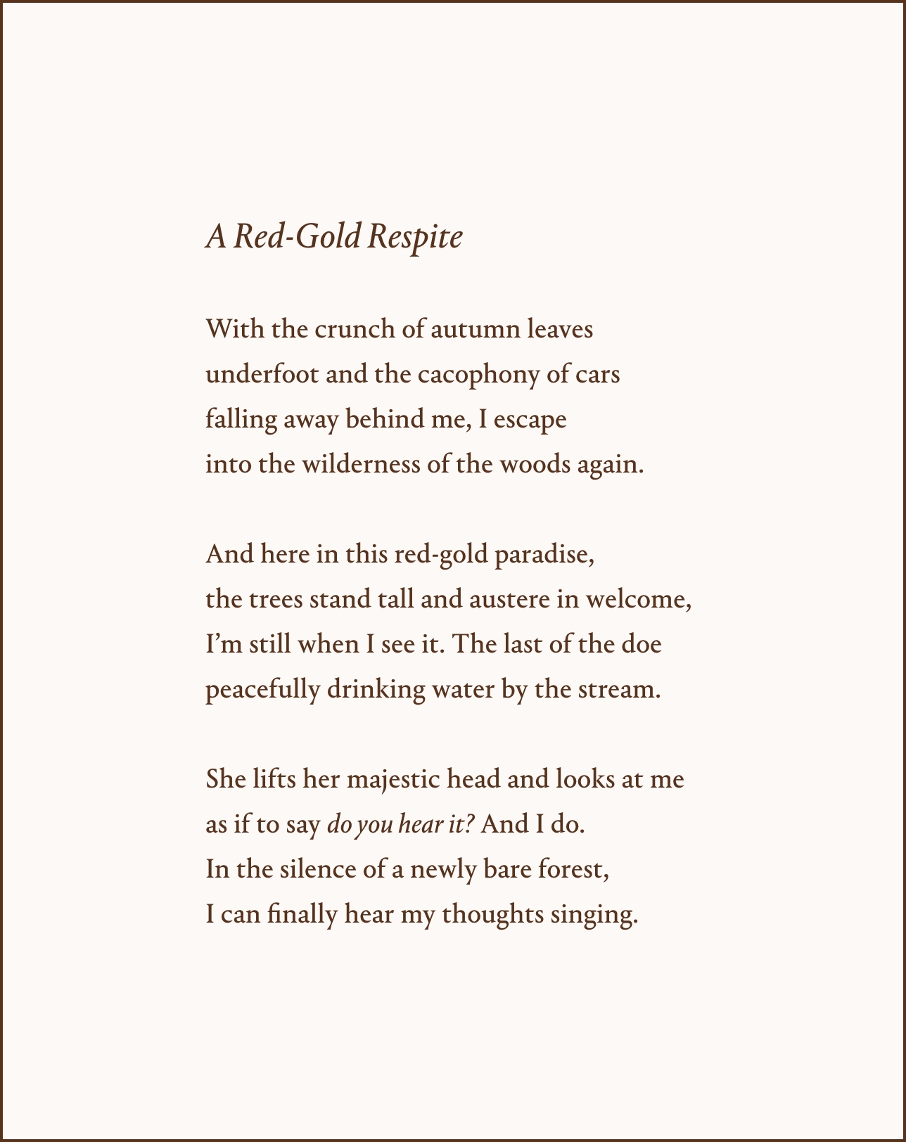 Journal article outfit image