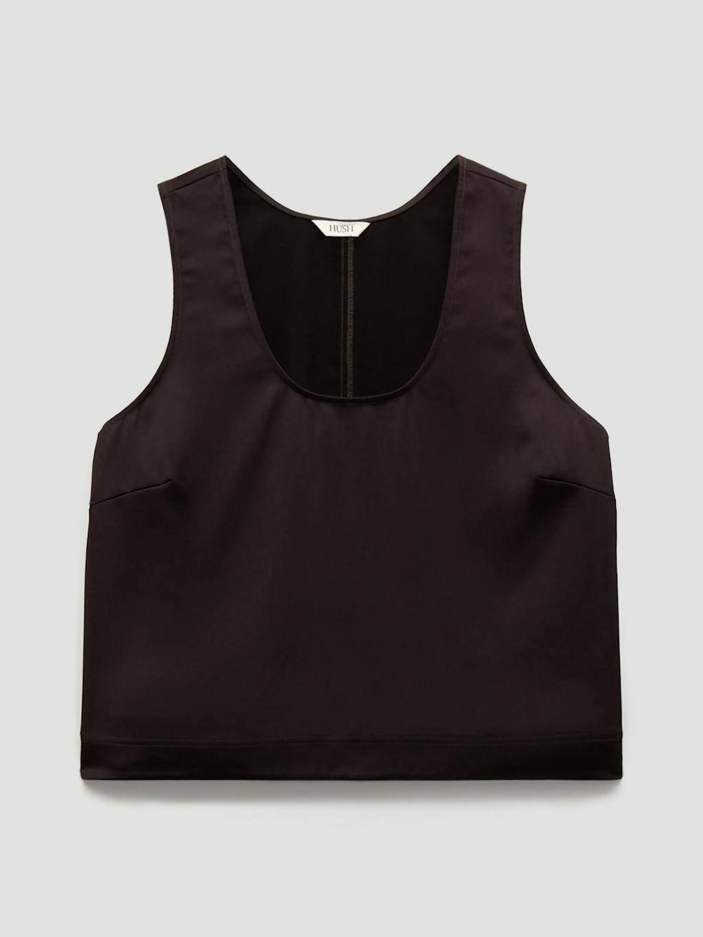 014850-4843-07 Sahar Satin Scoop Neck Top