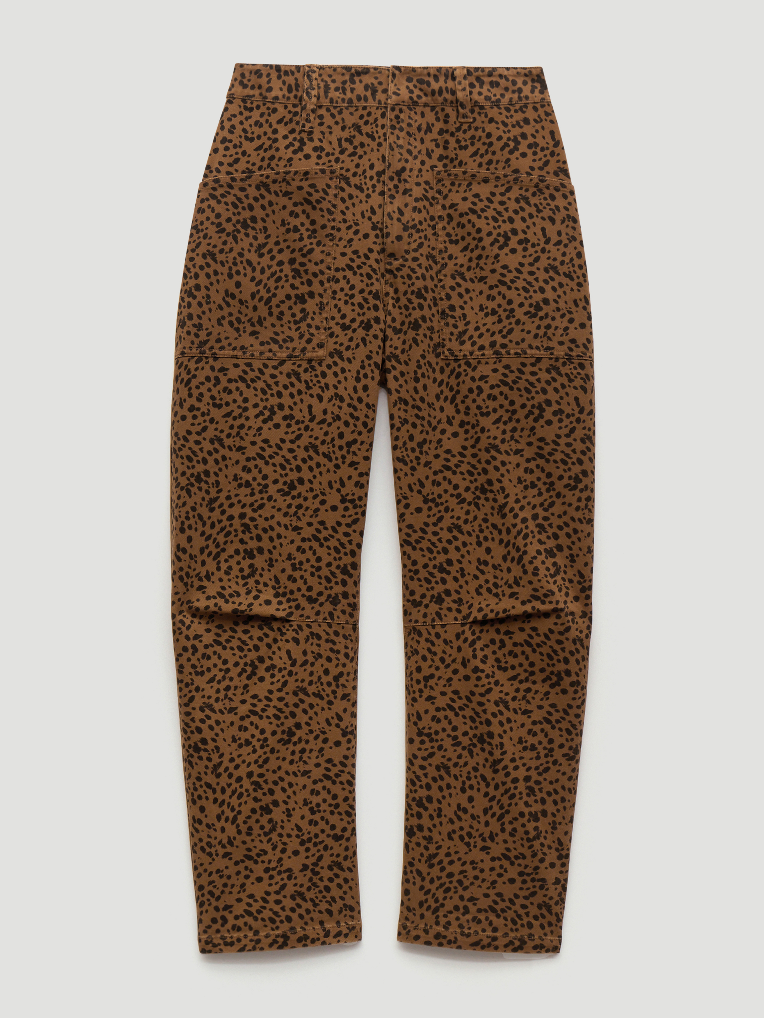 Cordi Barrel Leg Cotton Trousers