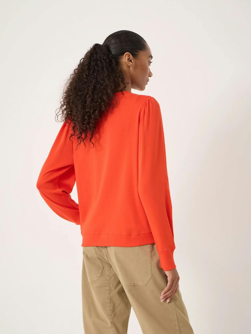 014269-1024-03 Emily V-Neck Puff Sleeve Top