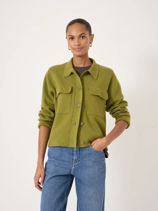Bobbie Shirt Jacket with Wool