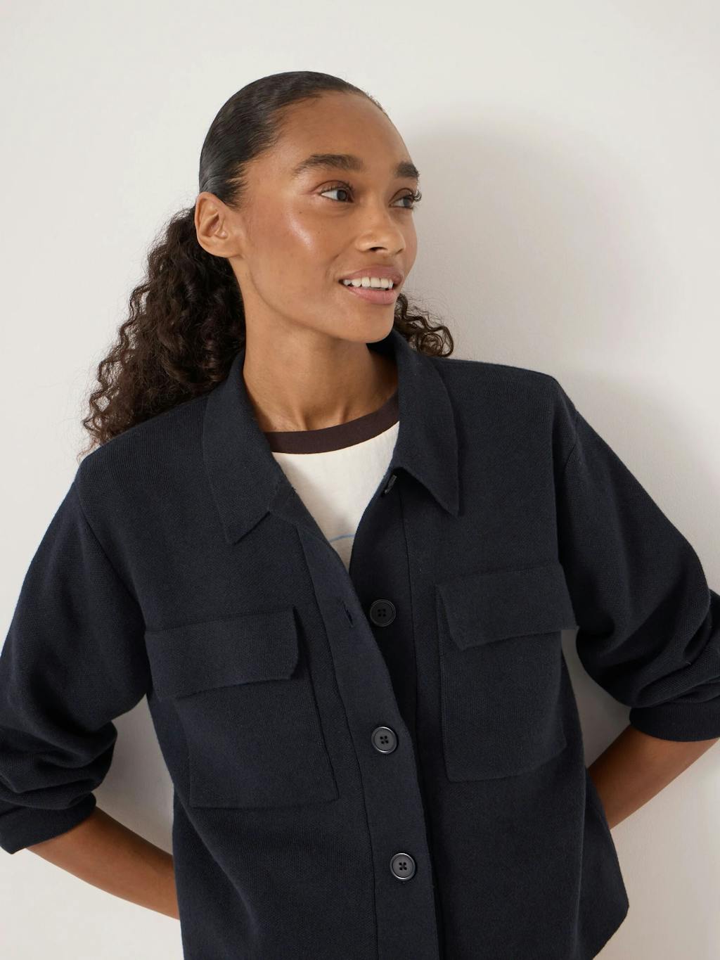 012530-1658-04 Bobbie Shirt Jacket with Wool