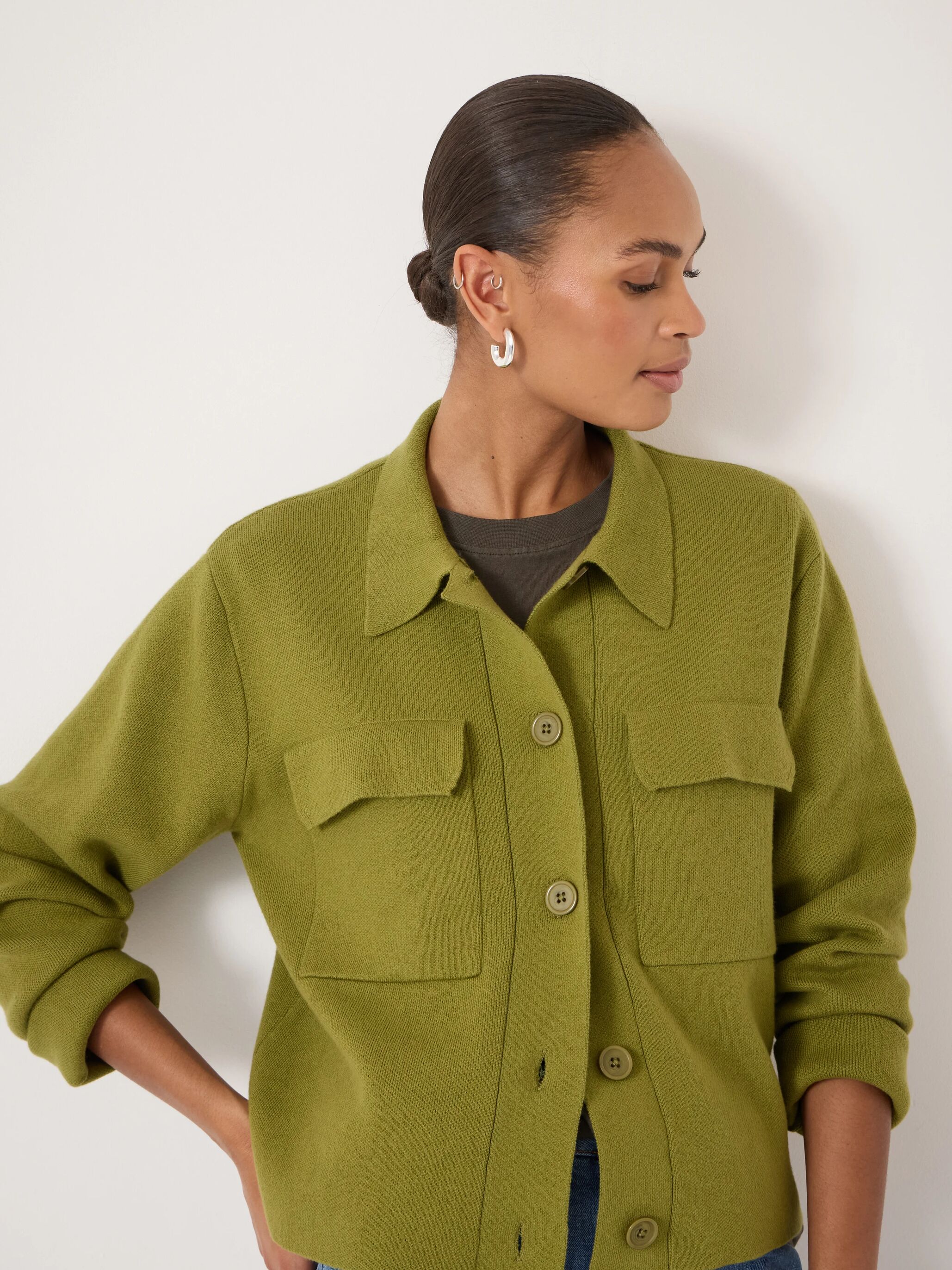 Bobbie Shirt Jacket with Wool