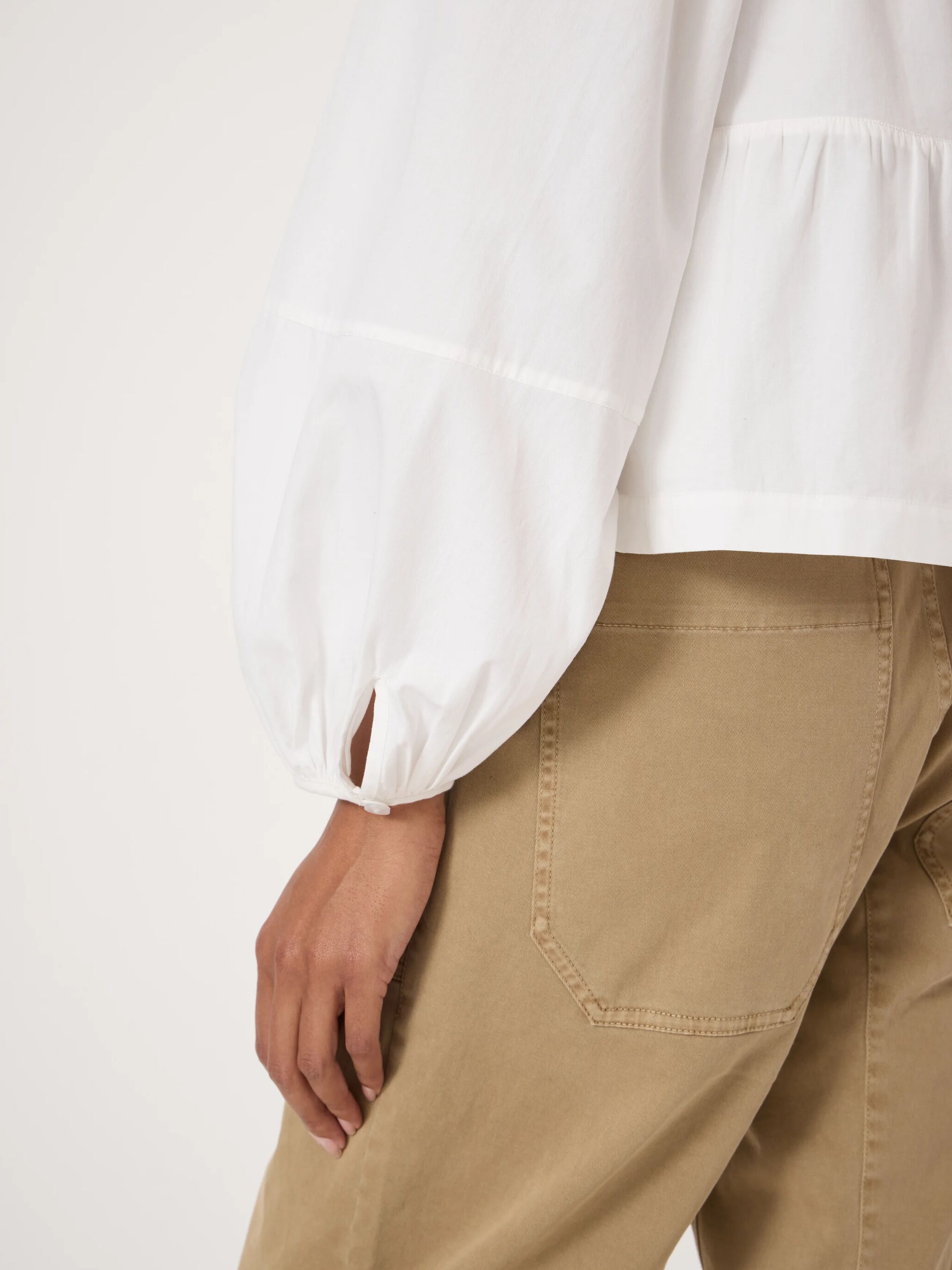 Beck Cotton Peplum Blouse