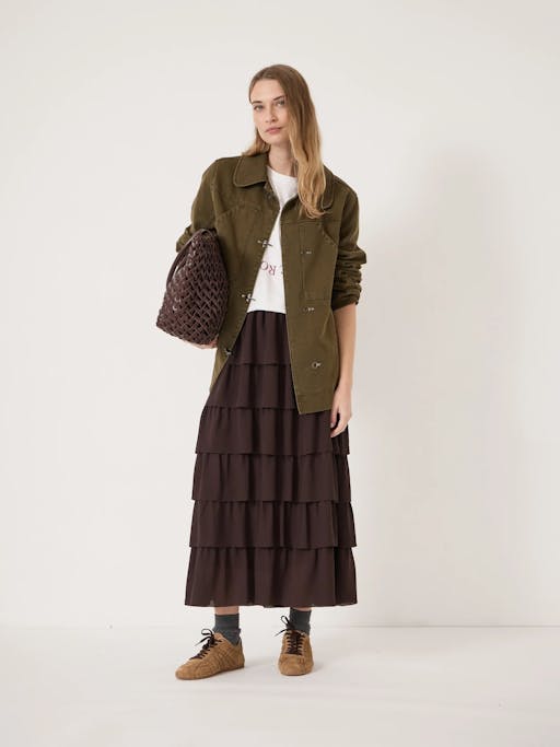 Lillie Tiered Chiffon Skirt