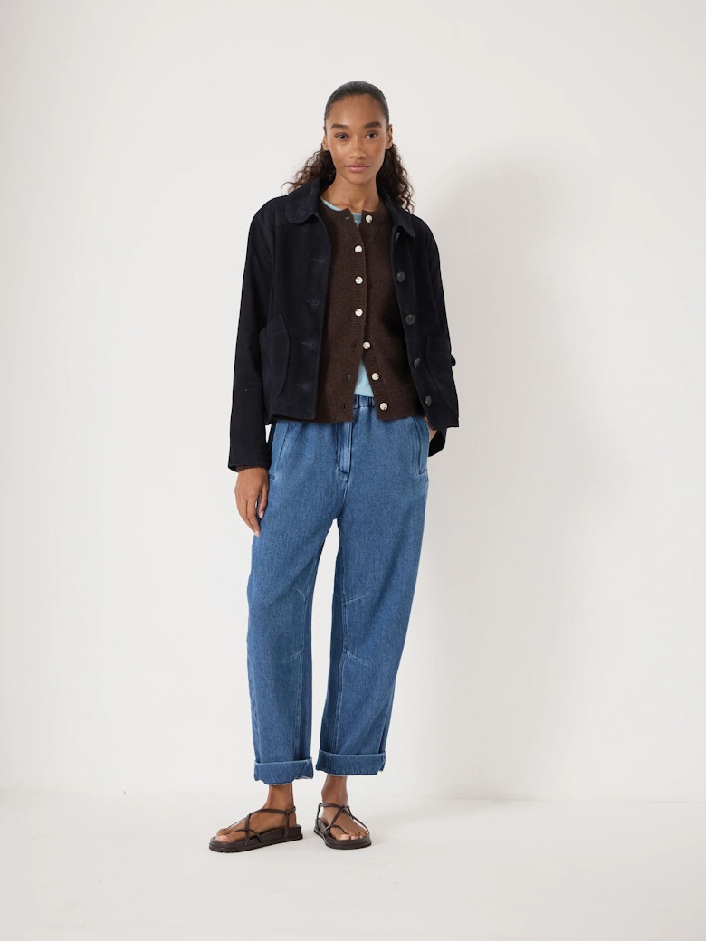 Supersoft Denim Barrel Leg Jeans