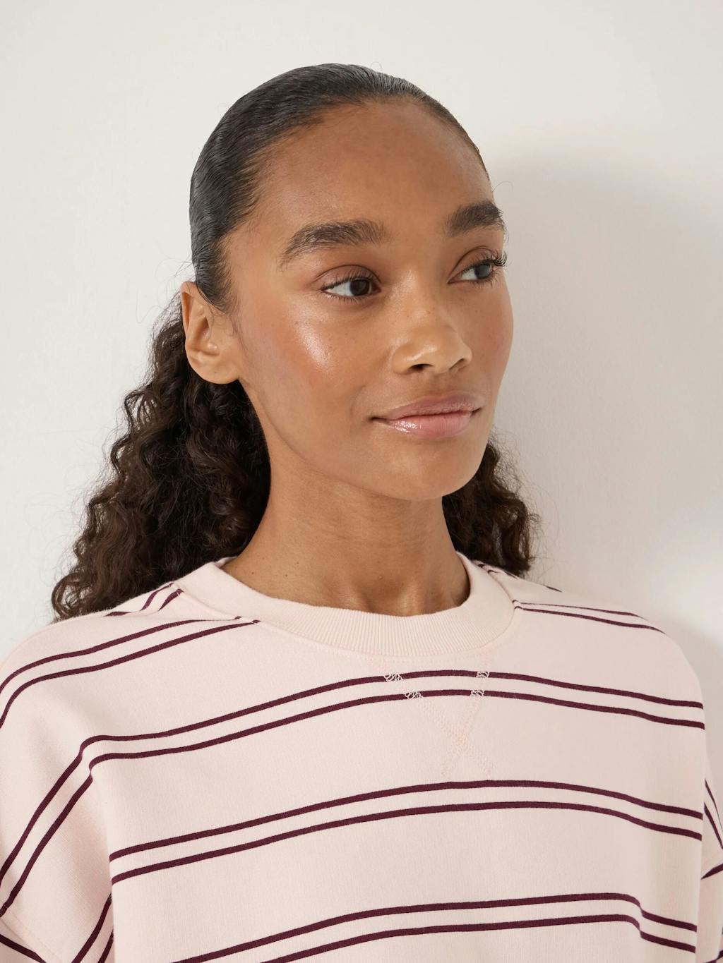 013044-0093-04 Luca Stripe Heavyweight Sweatshirt