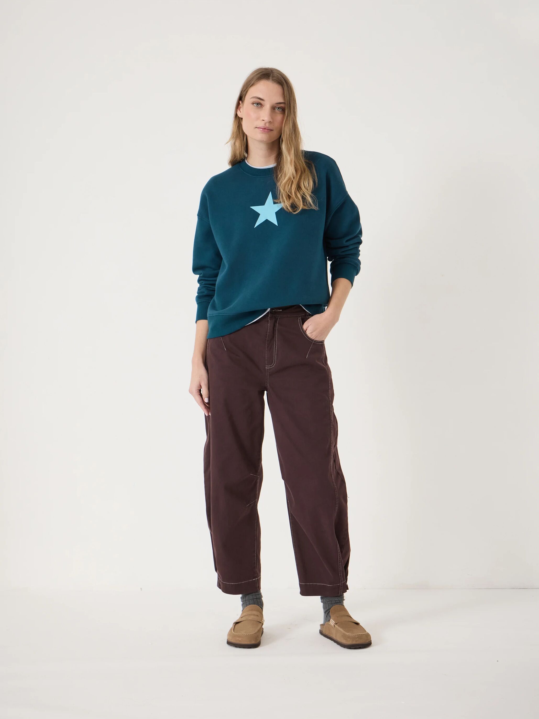 Mini Star Cotton Sweatshirt