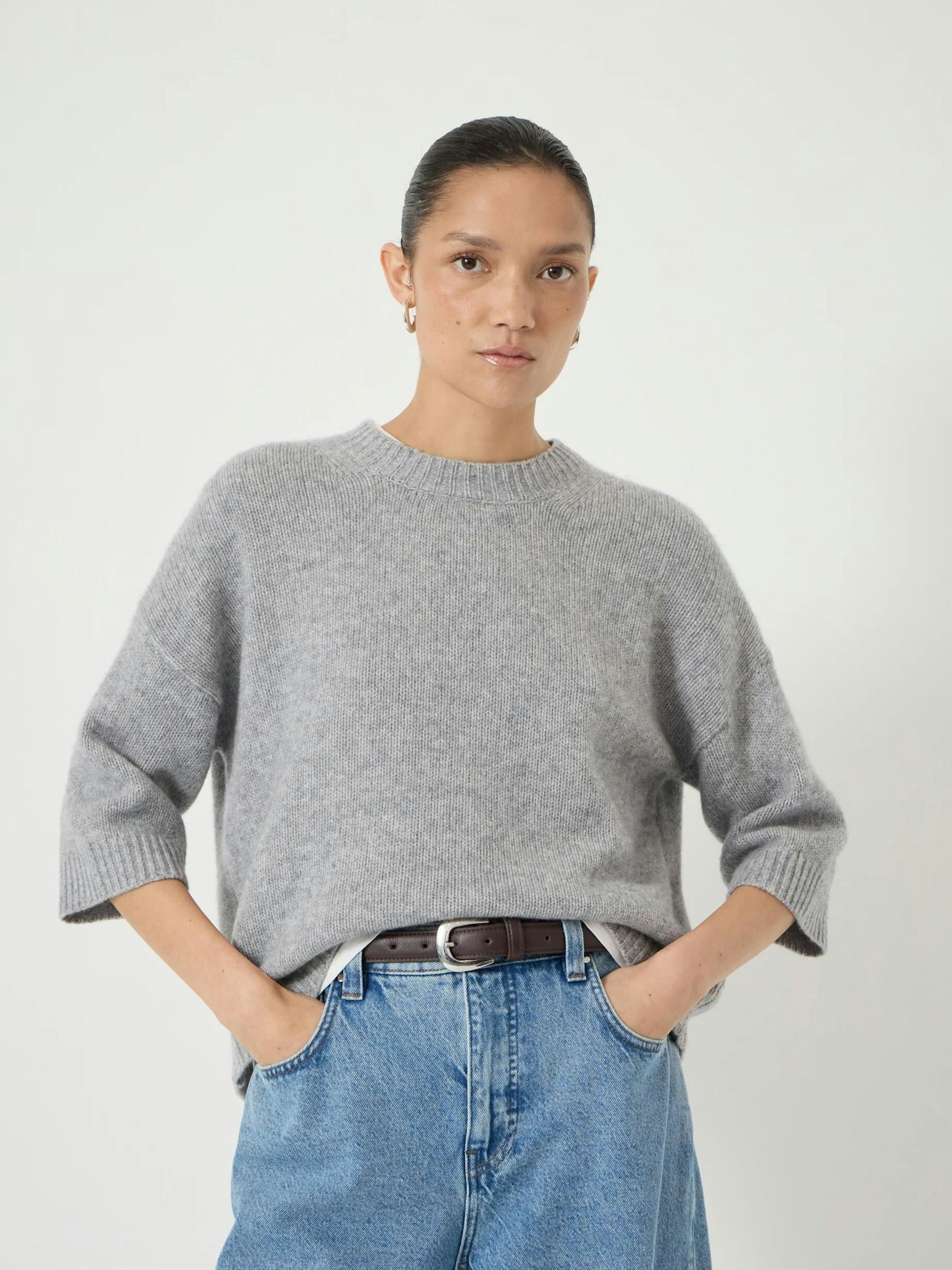 013449-2805-01 Cherrie Chunky Cashmere Tee