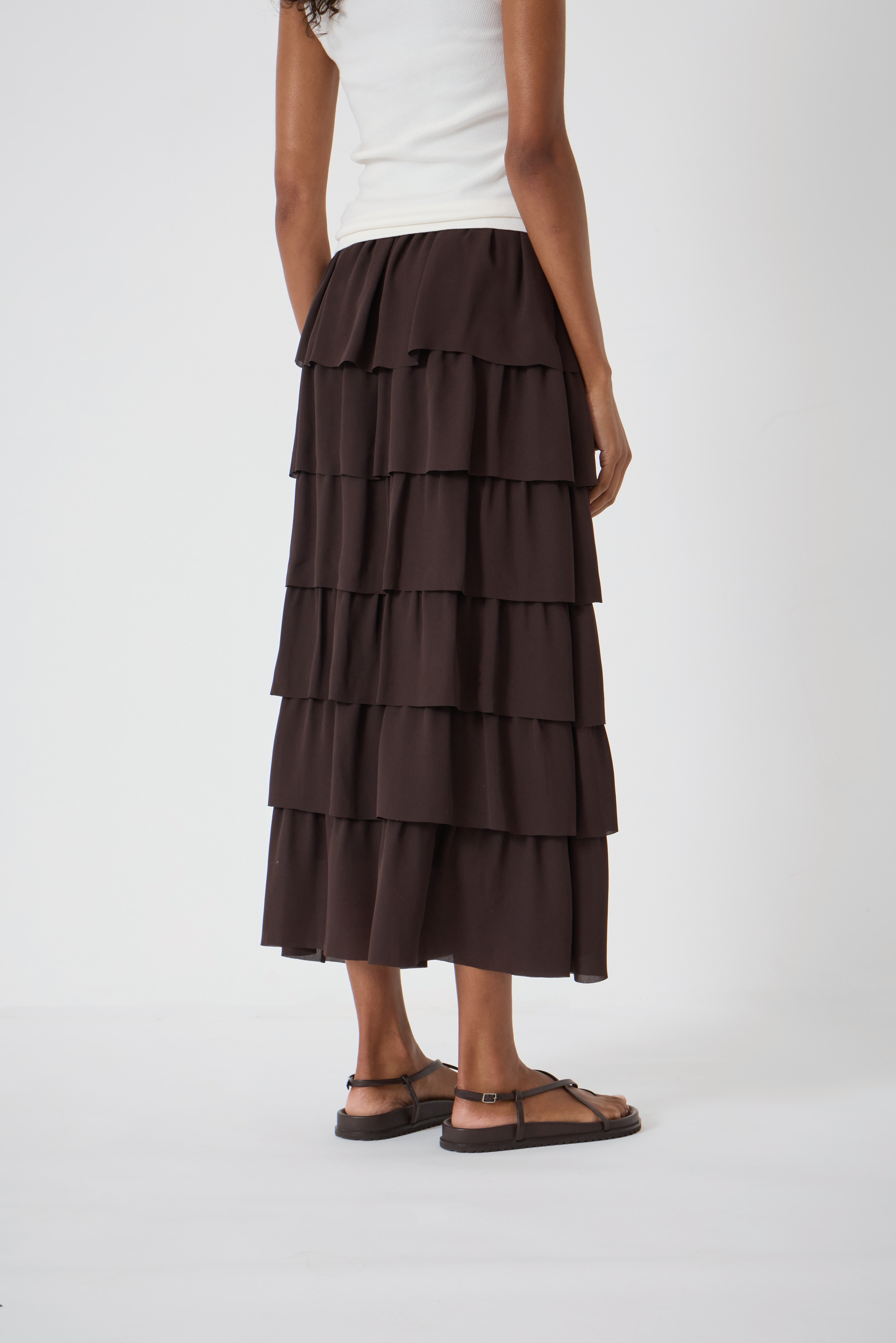 Lillie Tiered Chiffon Skirt