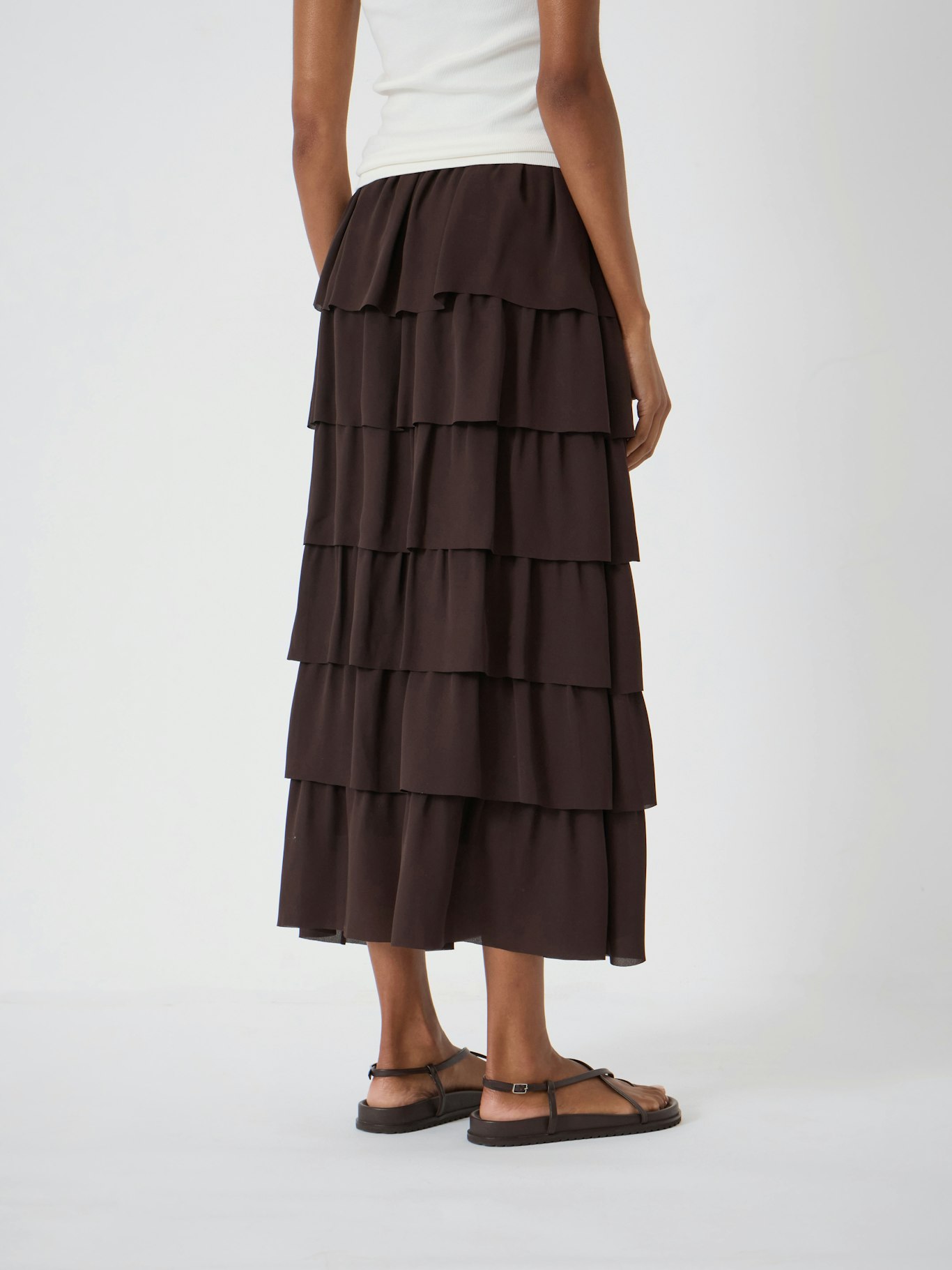 014859-0450-03 Lillie Tiered Chiffon Skirt