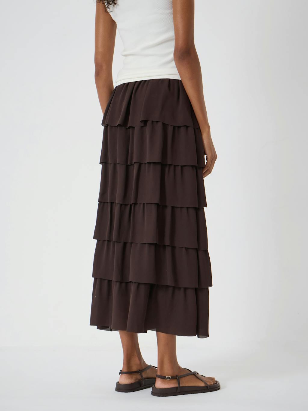014859-0450-03 Lillie Tiered Chiffon Skirt