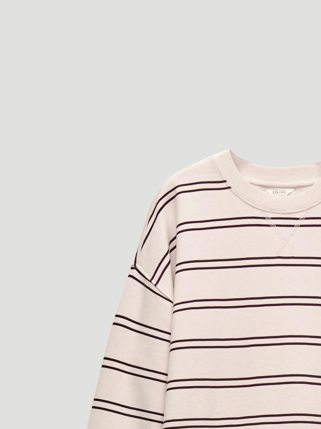 013044-0093-07 Luca Stripe Heavyweight Sweatshirt