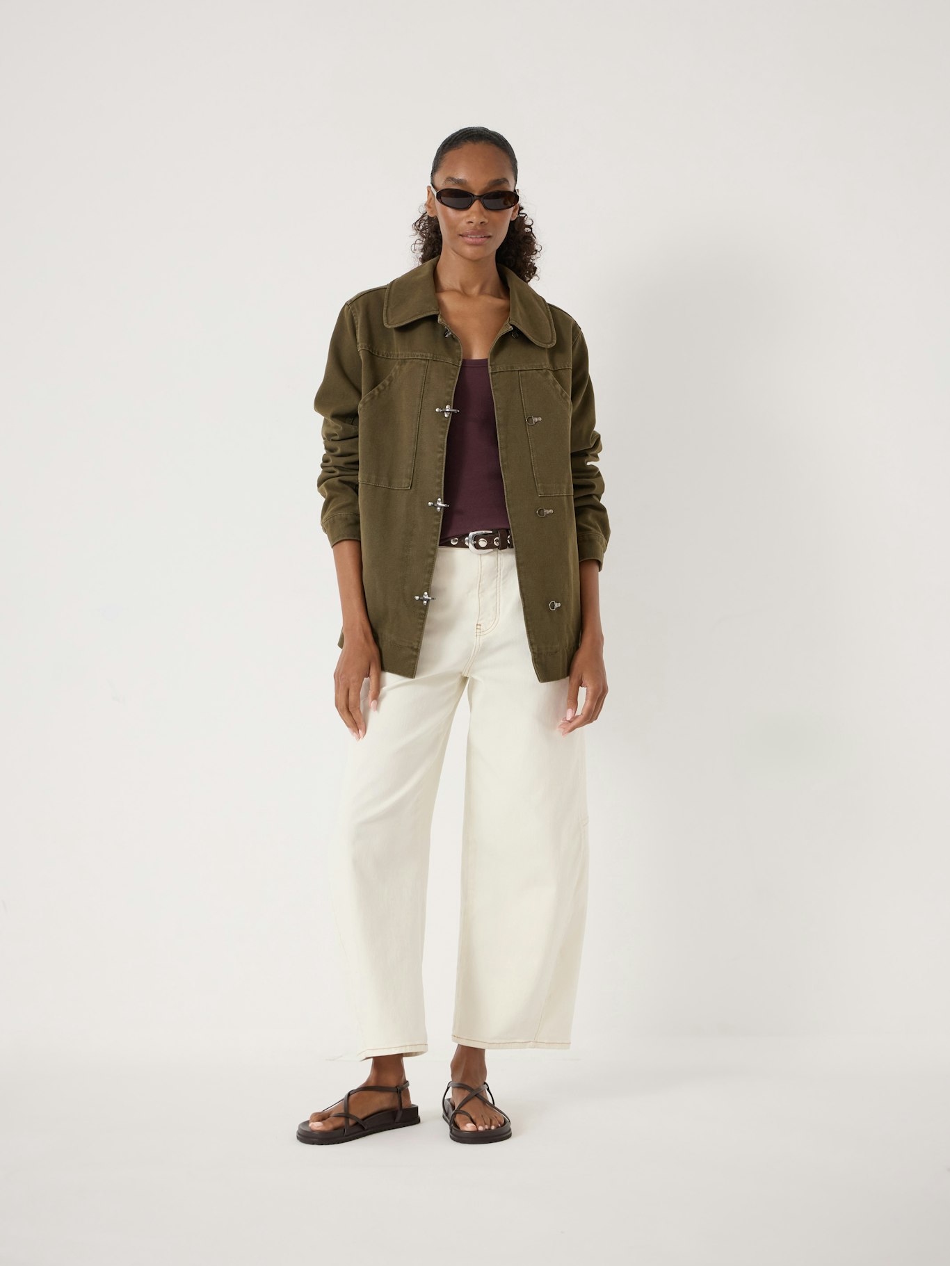 014238-2295-02 Jayda Cotton Utility Jacket