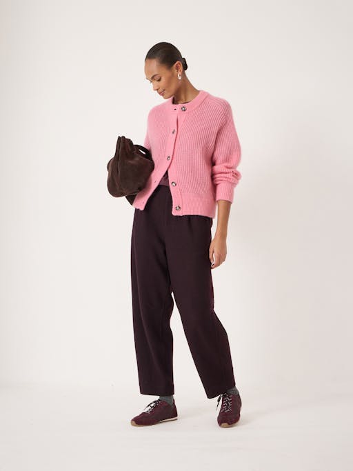 Raven Wool Blend Cardigan